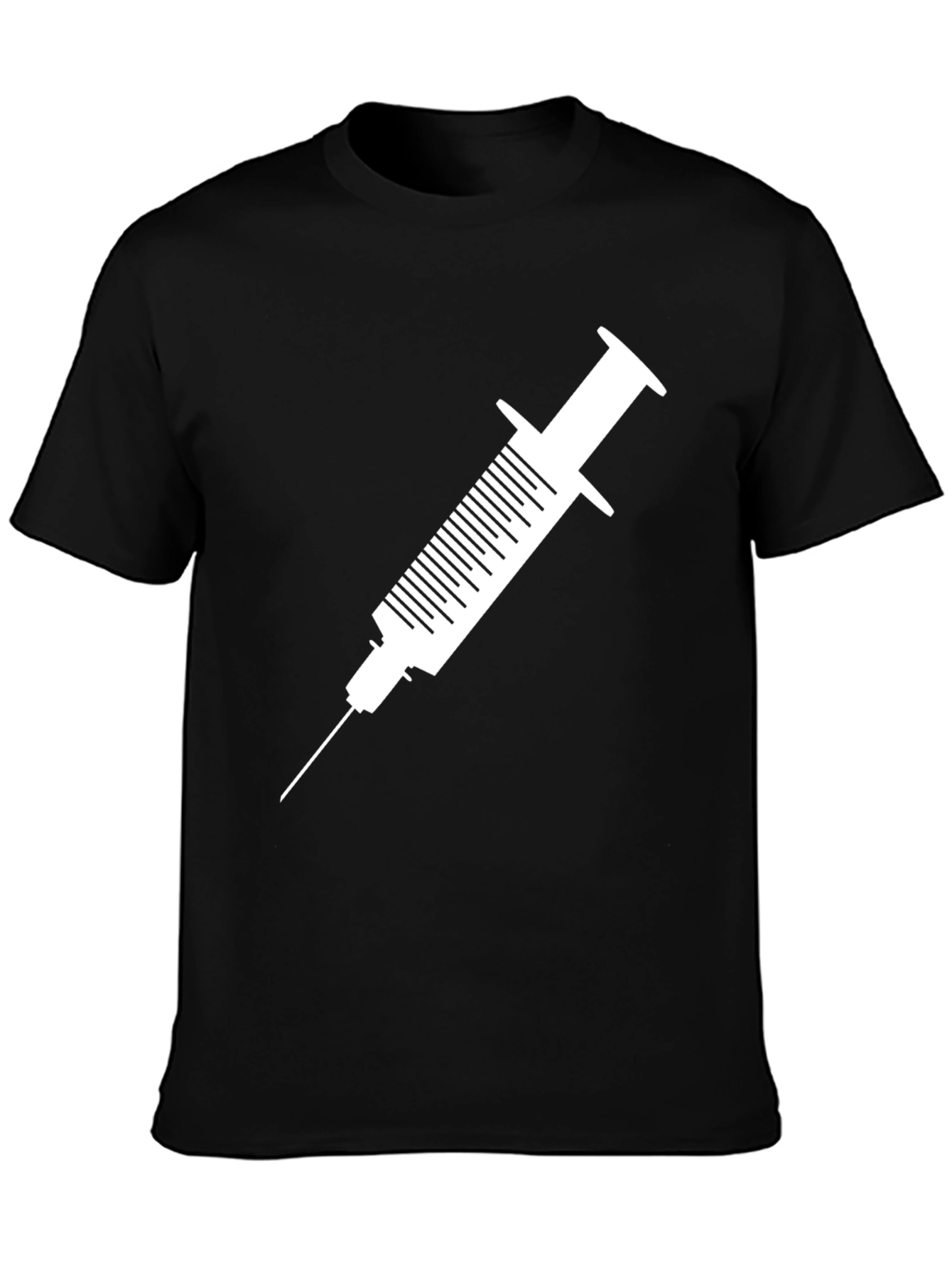 Syringe Graphic Tee - Unique Medical Humor T-Shirt