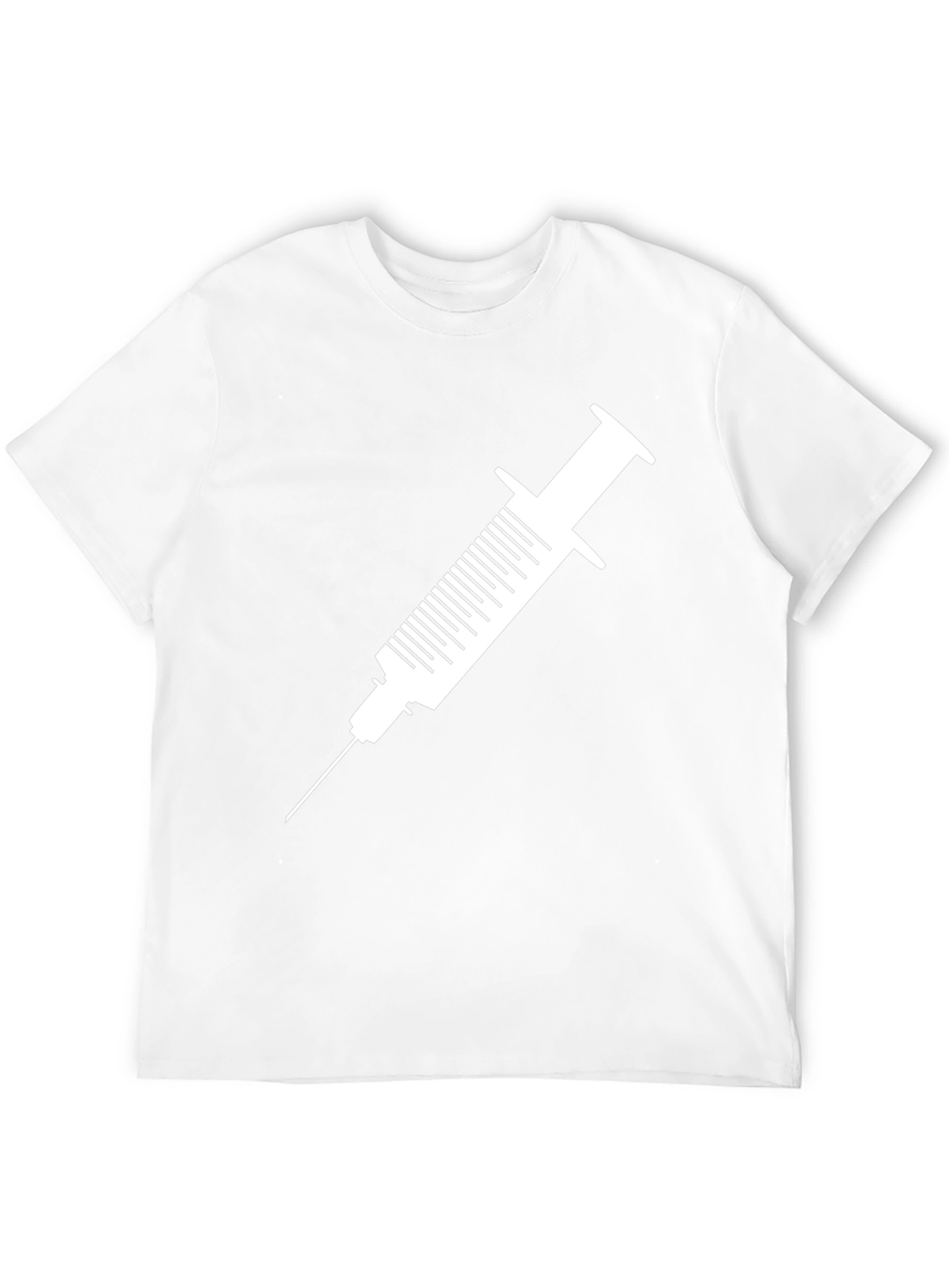 Syringe Graphic Tee - Unique Medical Humor T-Shirt
