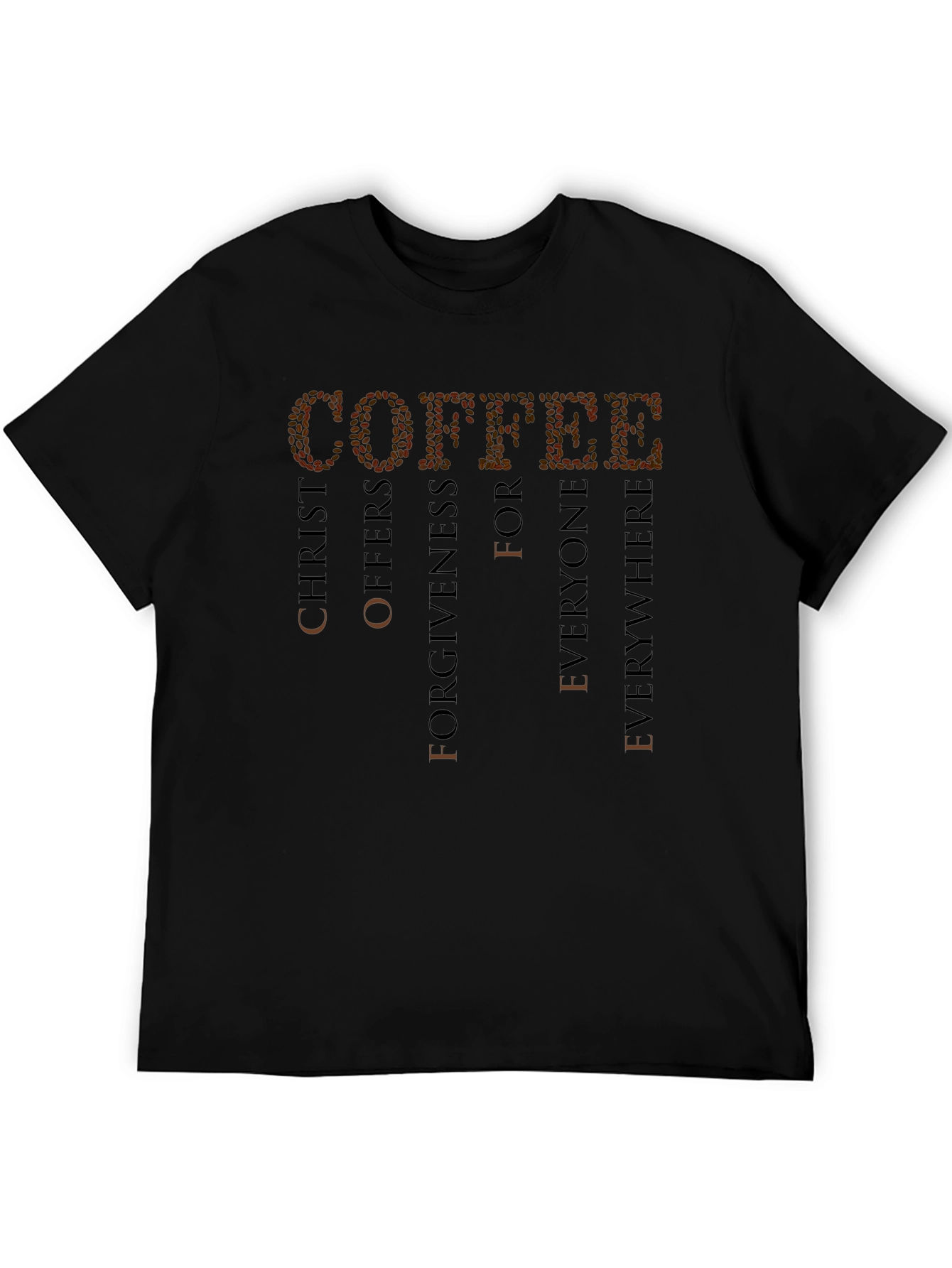 Coffee For Everyone Black T-Shirt