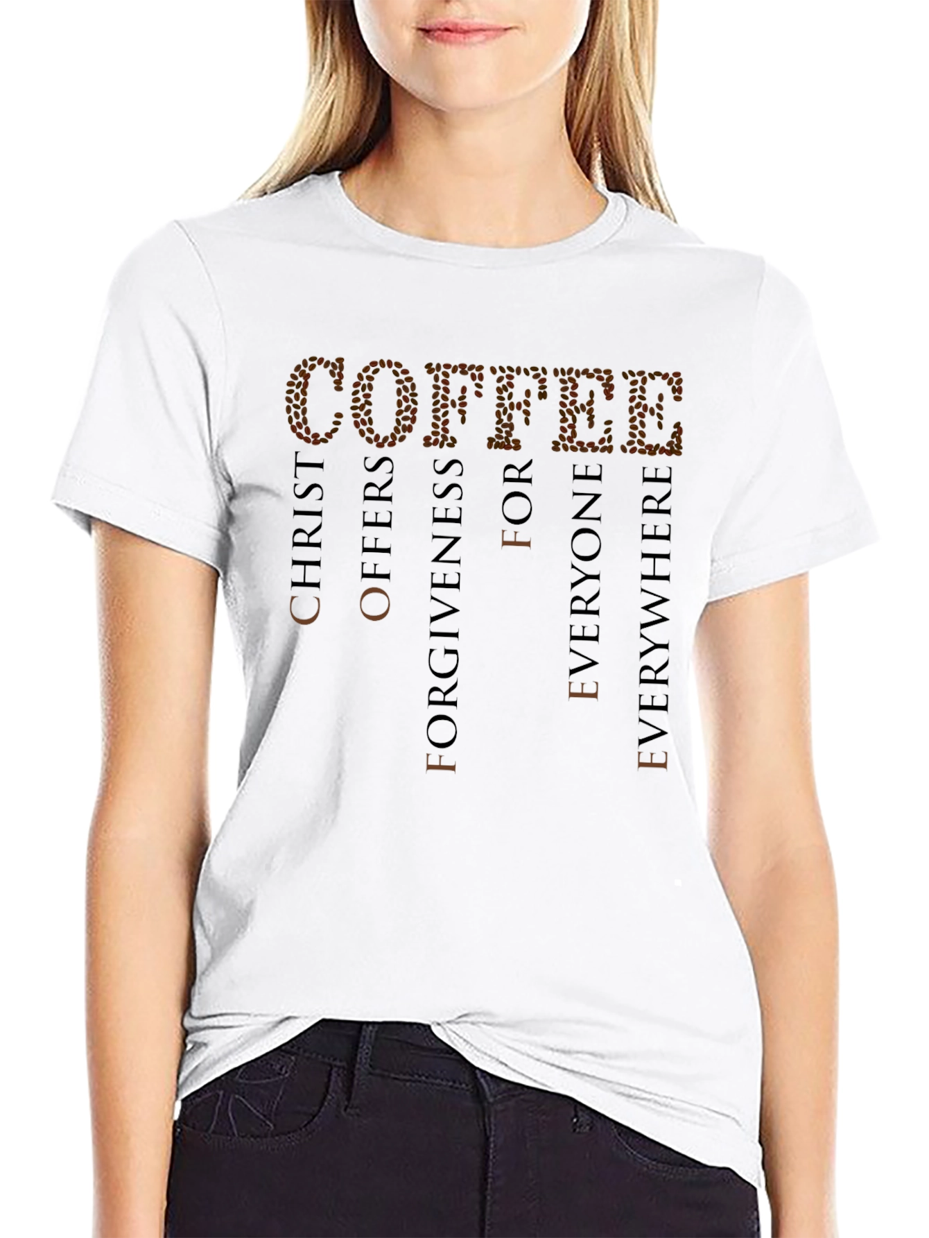 Coffee For Everyone Black T-Shirt