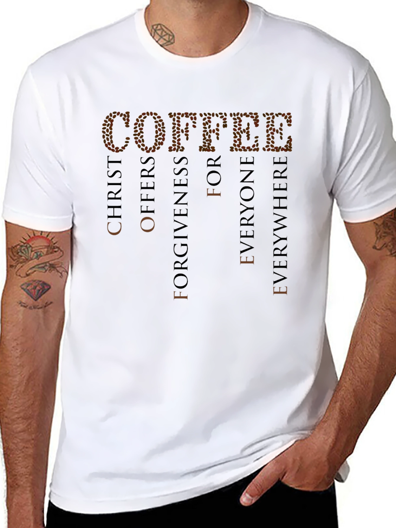 Coffee For Everyone Black T-Shirt