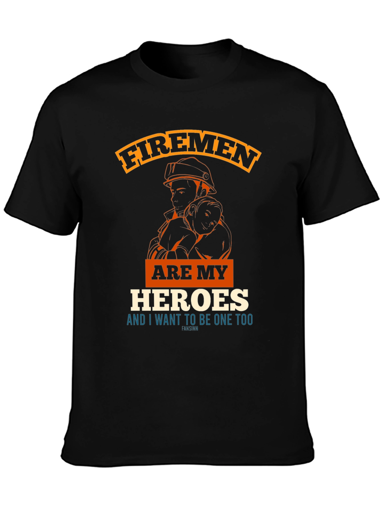Firemen are My Heroes Graphic Tee