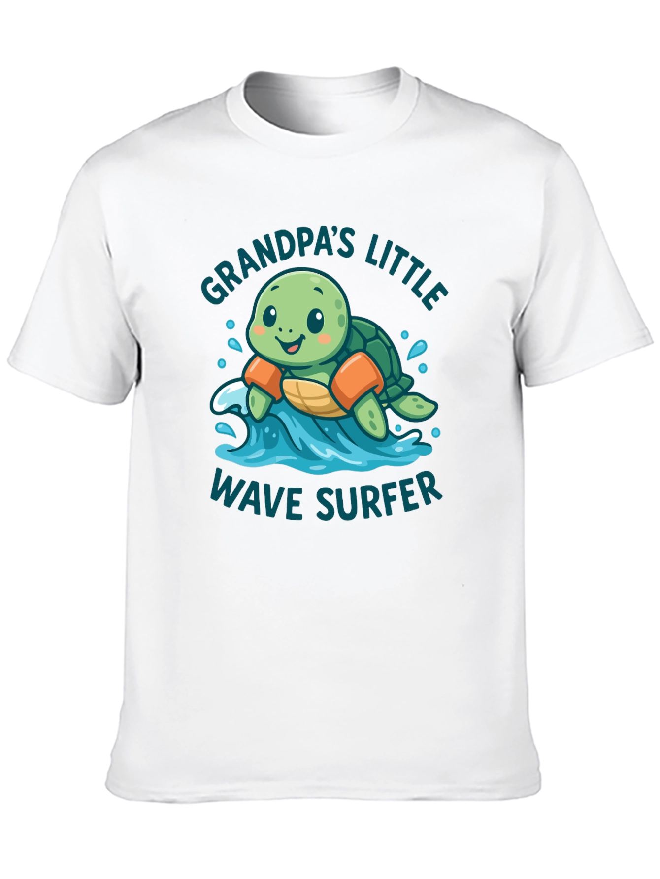 Grandpas Little Wave Surfer T-Shirt