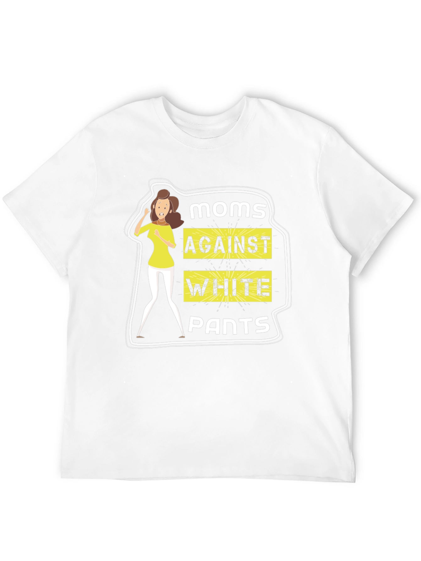 Moms Against White Pants Graphic Tee