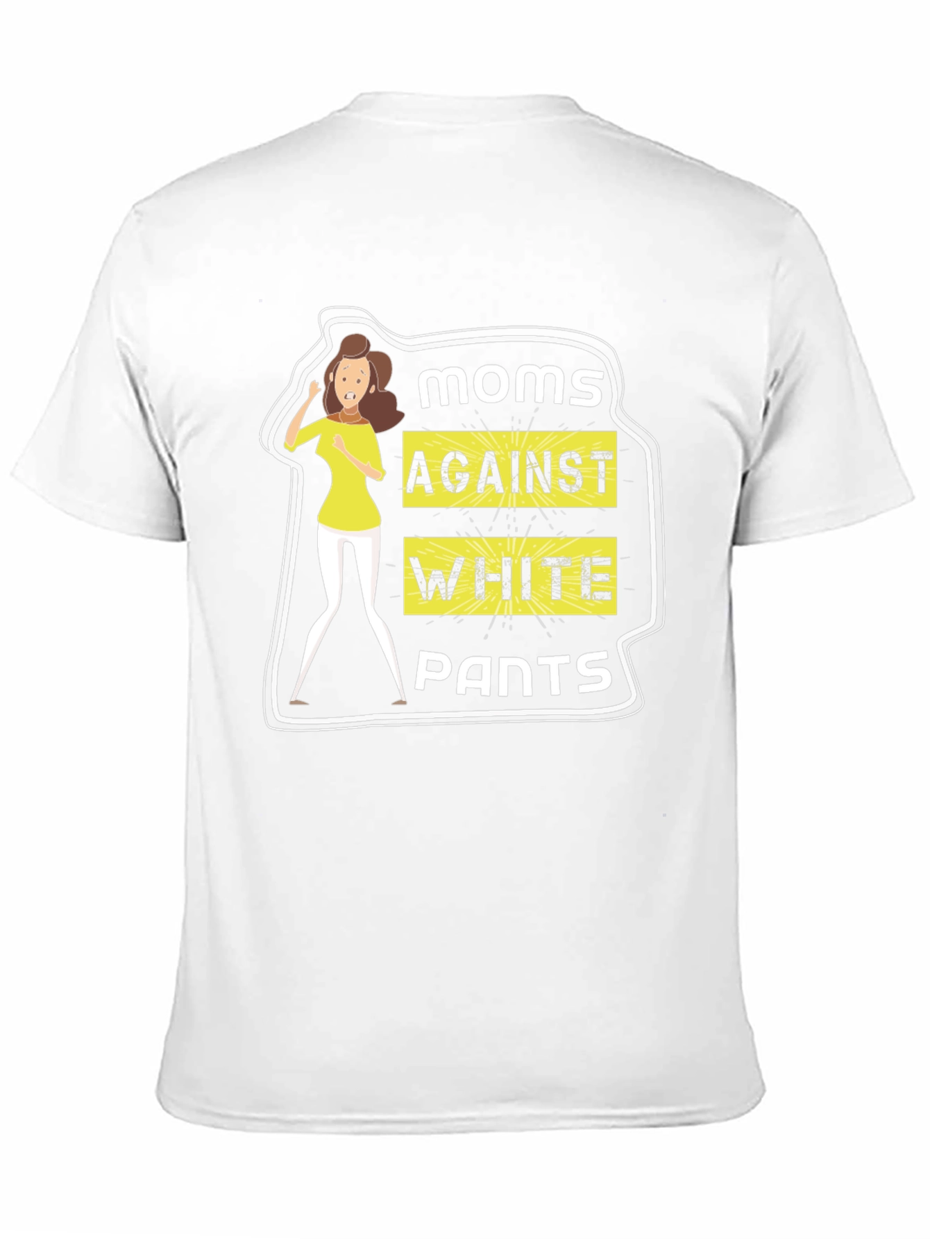 Moms Against White Pants Graphic Tee