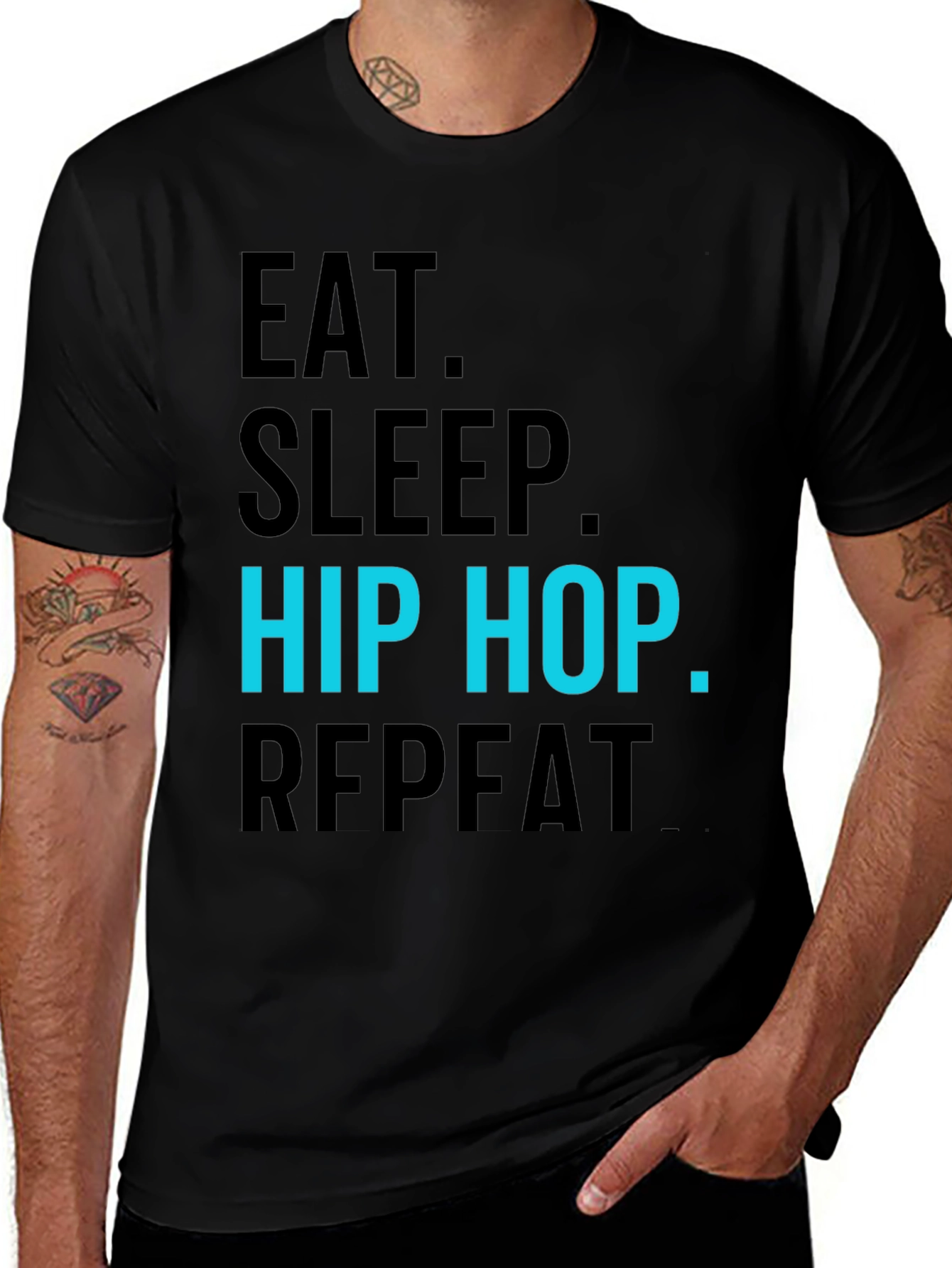 Eat Sleep Hip Hop Repeat T-Shirt