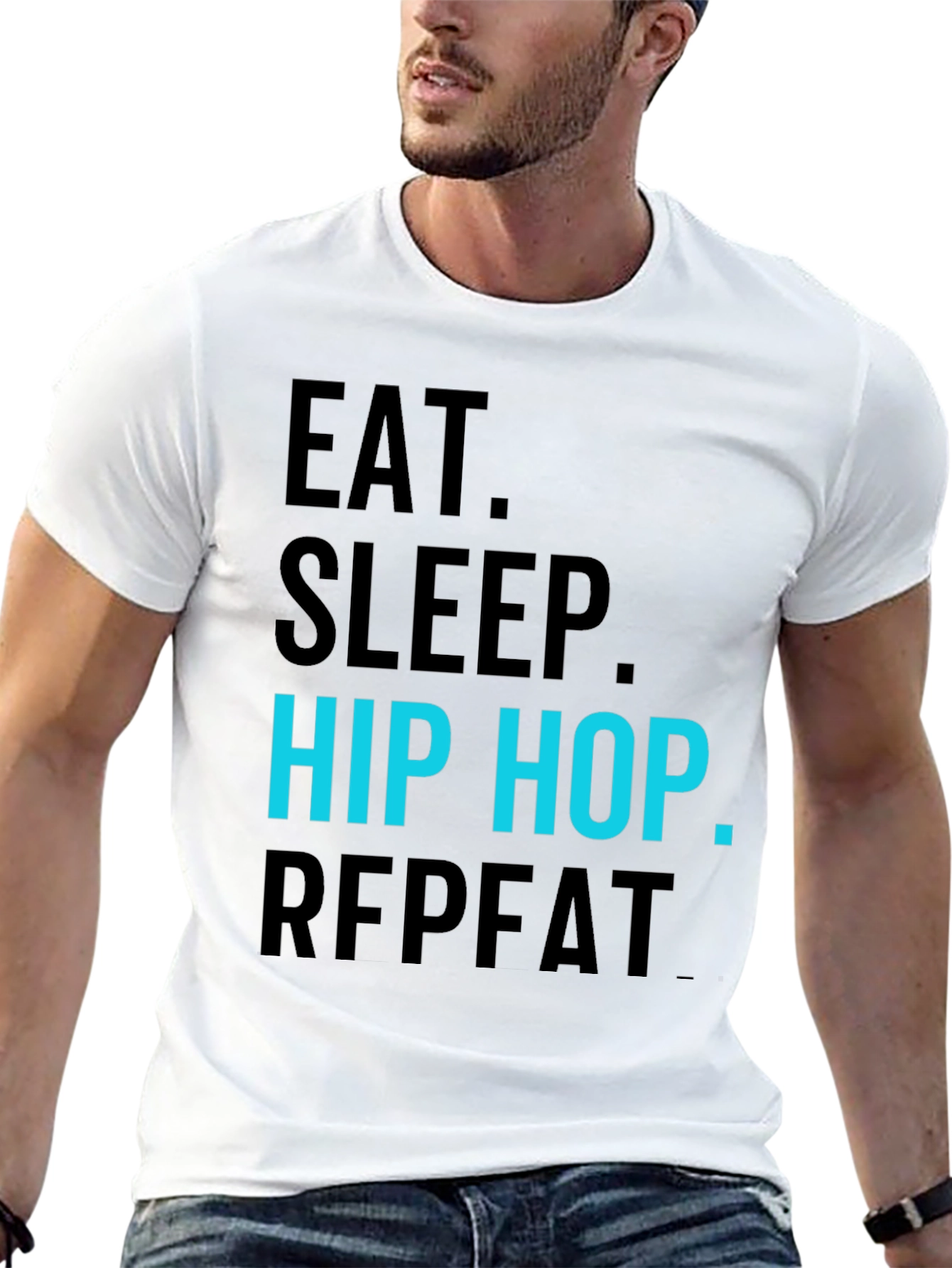 Eat Sleep Hip Hop Repeat T-Shirt