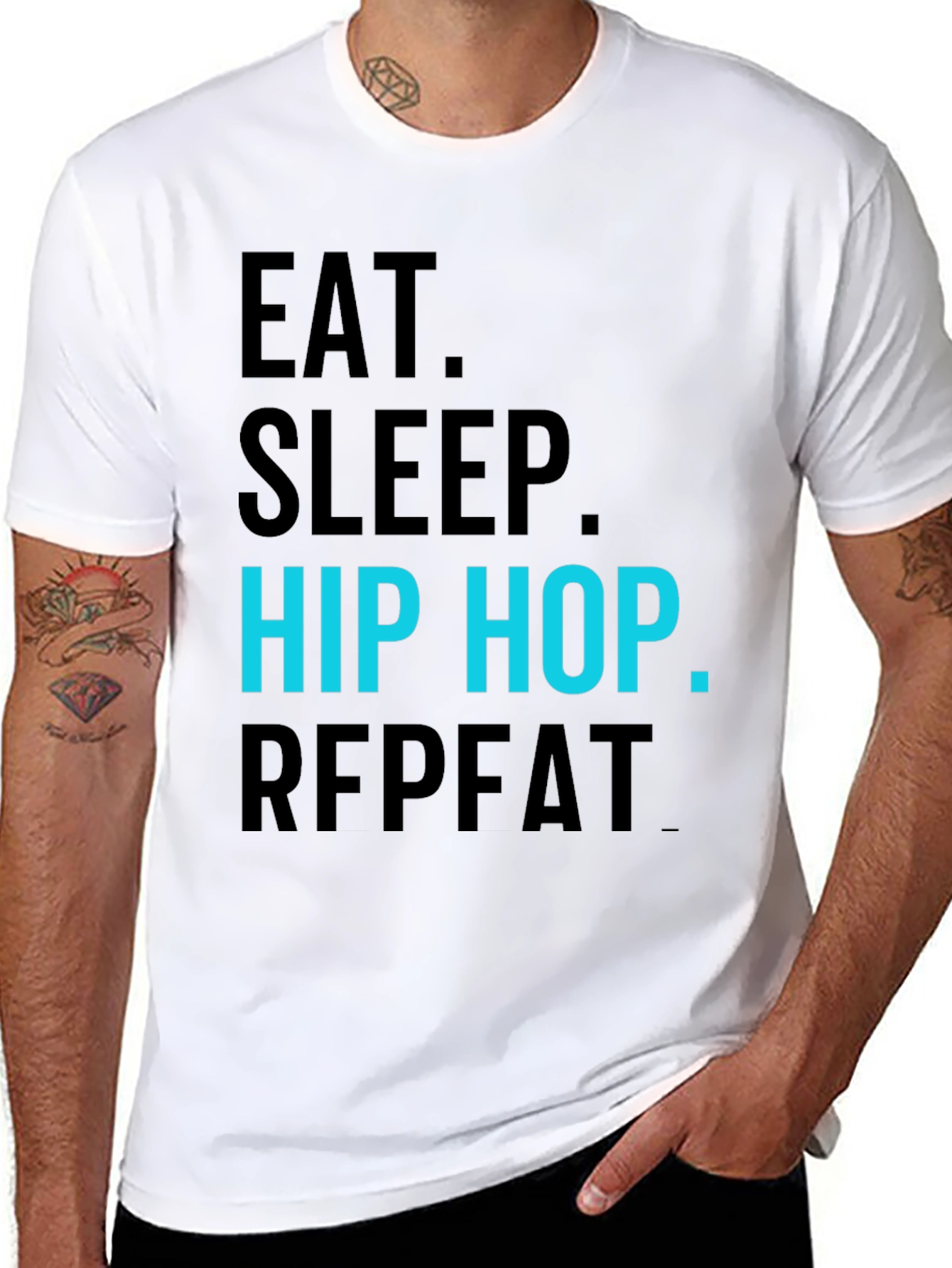 Eat Sleep Hip Hop Repeat T-Shirt