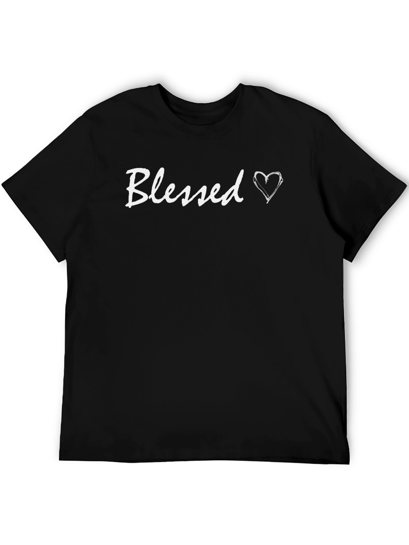Blessed Heart Graphic T-Shirt - Casual Comfort