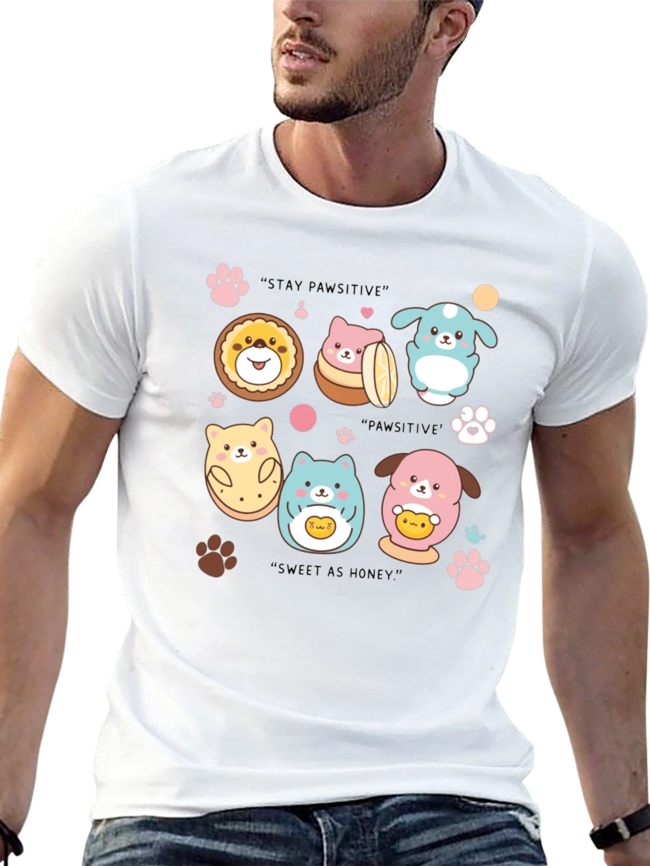 Pawsitive Kawaii T-Shirt
