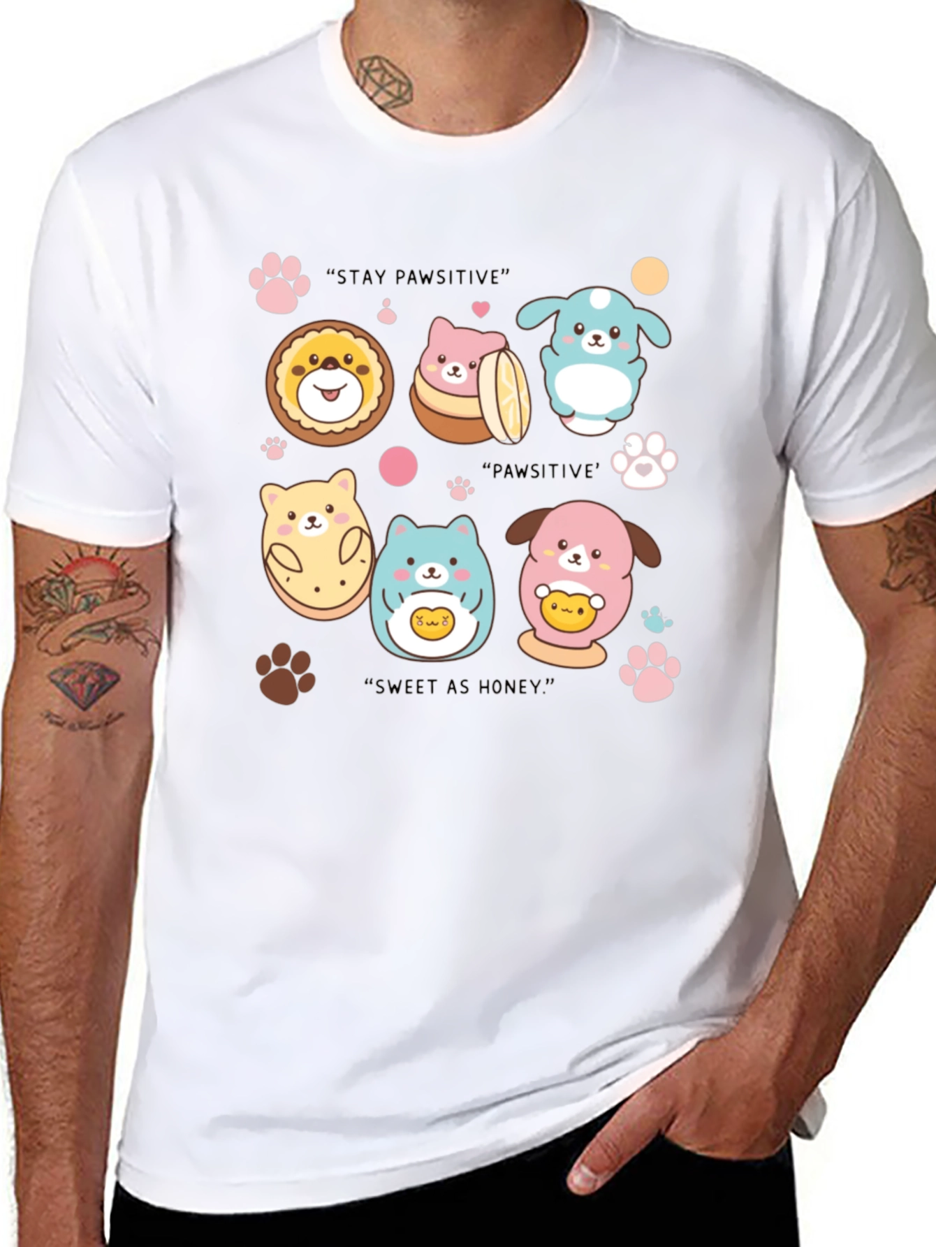 Pawsitive Kawaii T-Shirt
