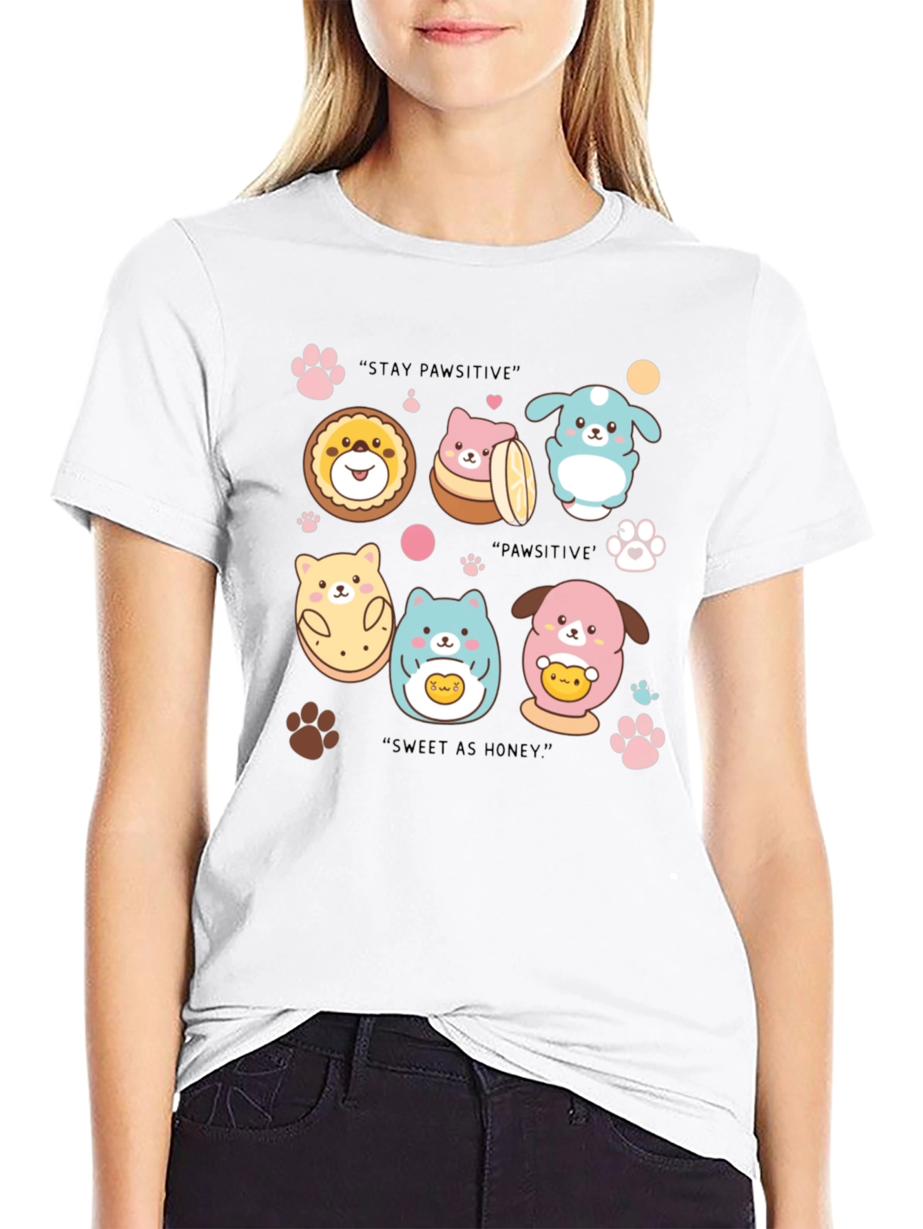 Pawsitive Kawaii T-Shirt