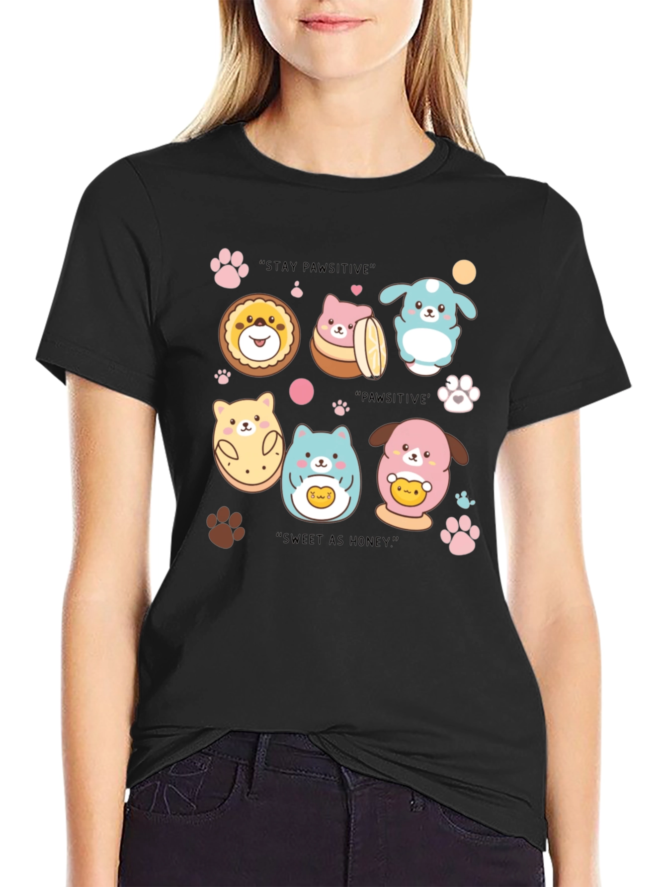 Pawsitive Kawaii T-Shirt