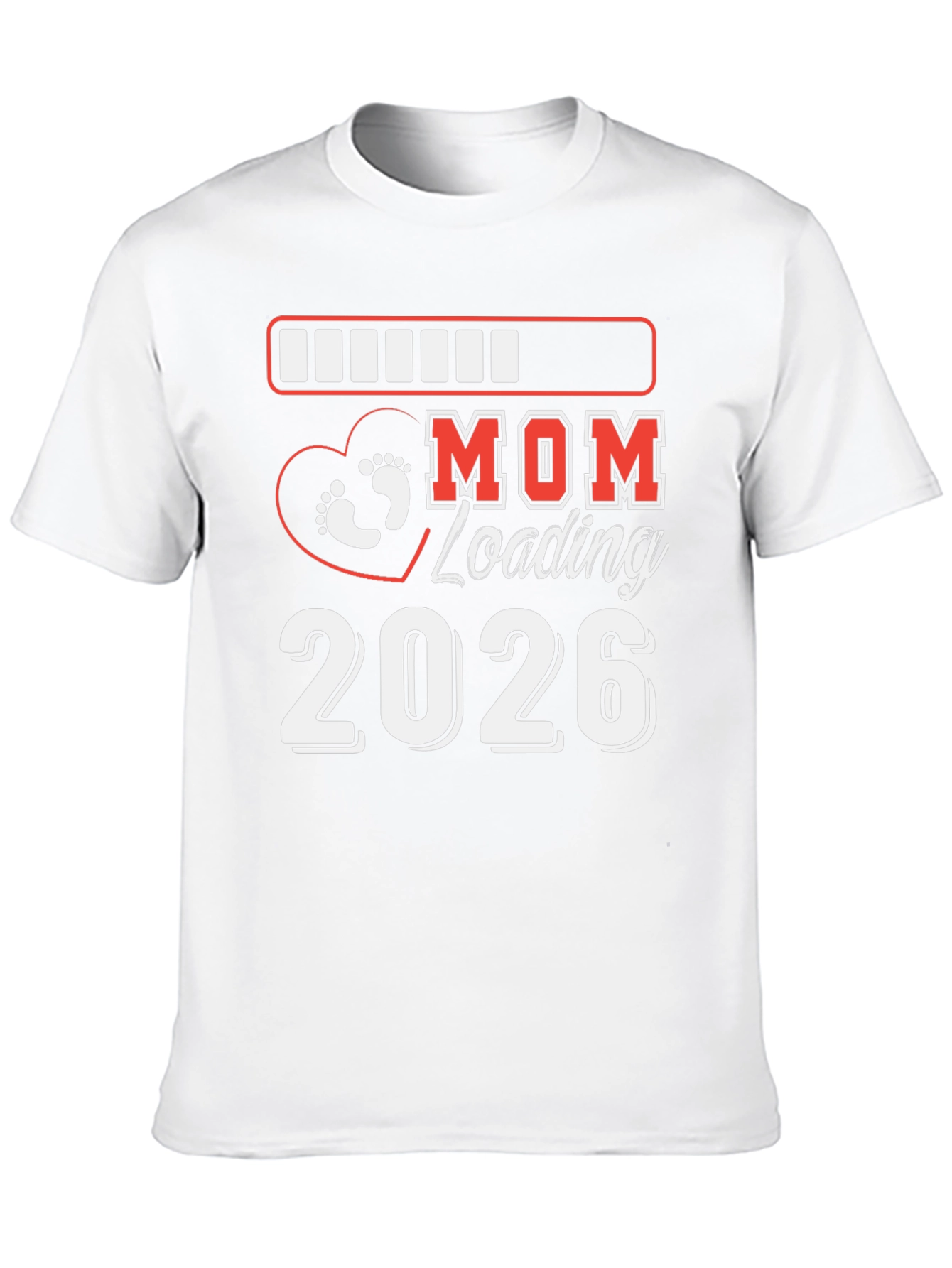 Mom Loading 2026 Pregnancy Announcement Shirt