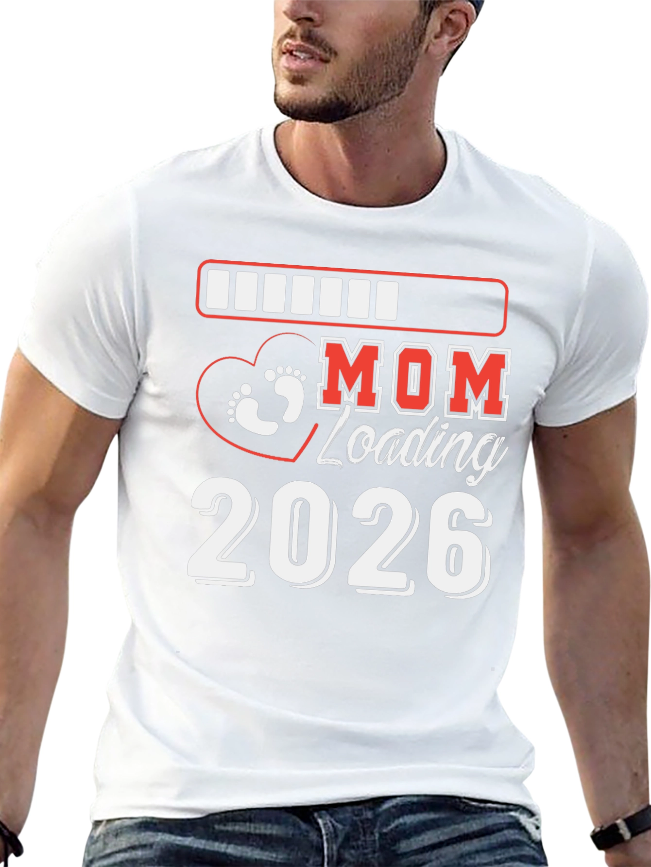 Mom Loading 2026 Pregnancy Announcement Shirt