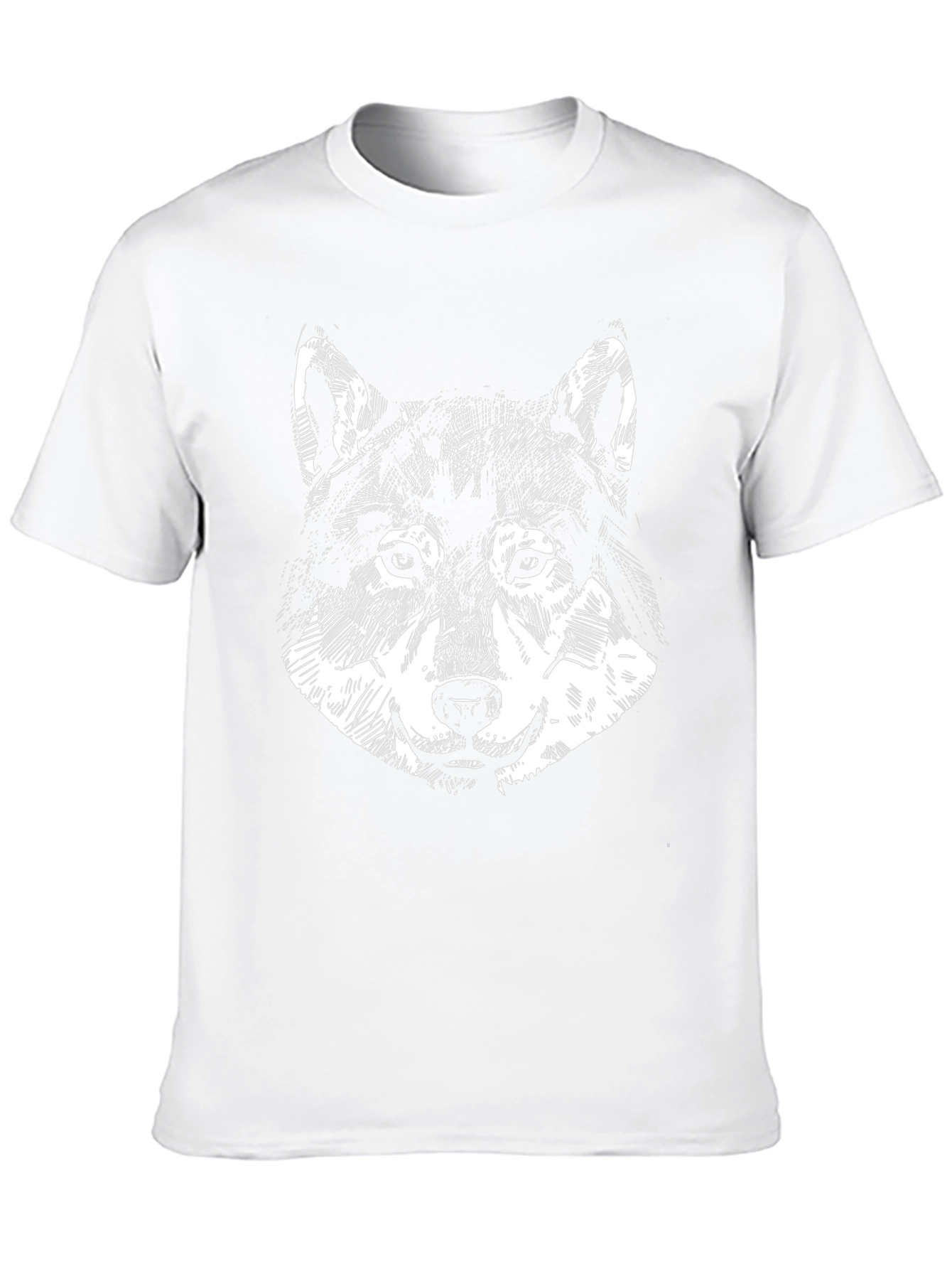 Wolf Graphic Tee - Stylish Black Cotton T-Shirt