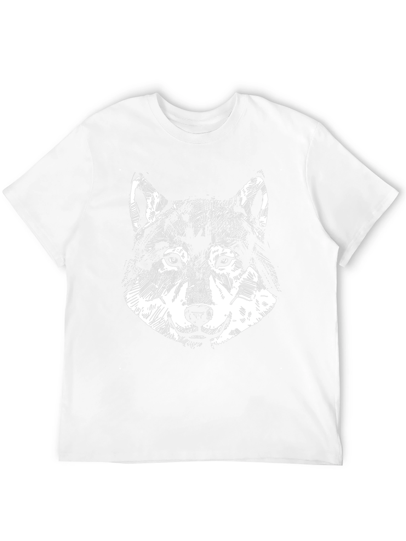 Wolf Graphic Tee - Stylish Black Cotton T-Shirt