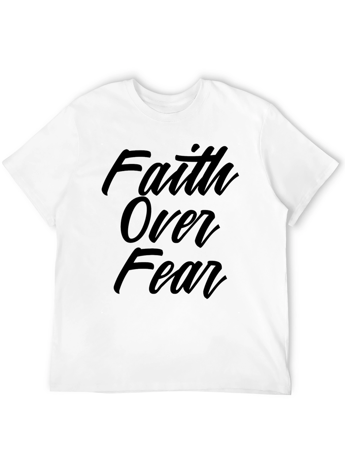 Faith Over Fear T-Shirt - Black