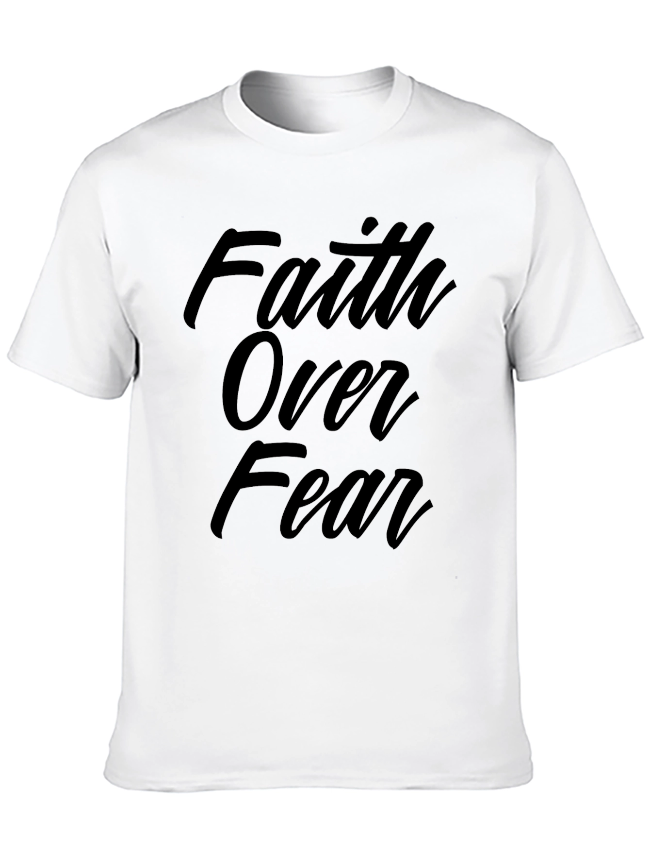 Faith Over Fear T-Shirt - Black