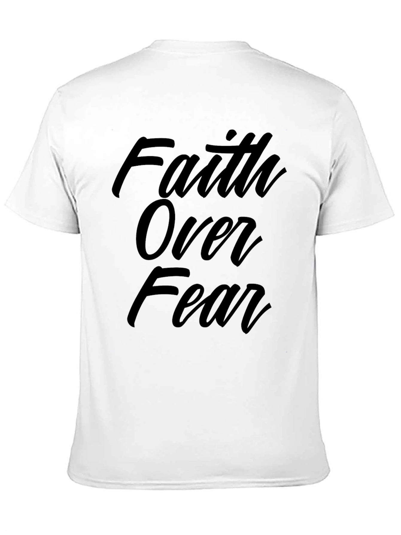 Faith Over Fear T-Shirt - Black