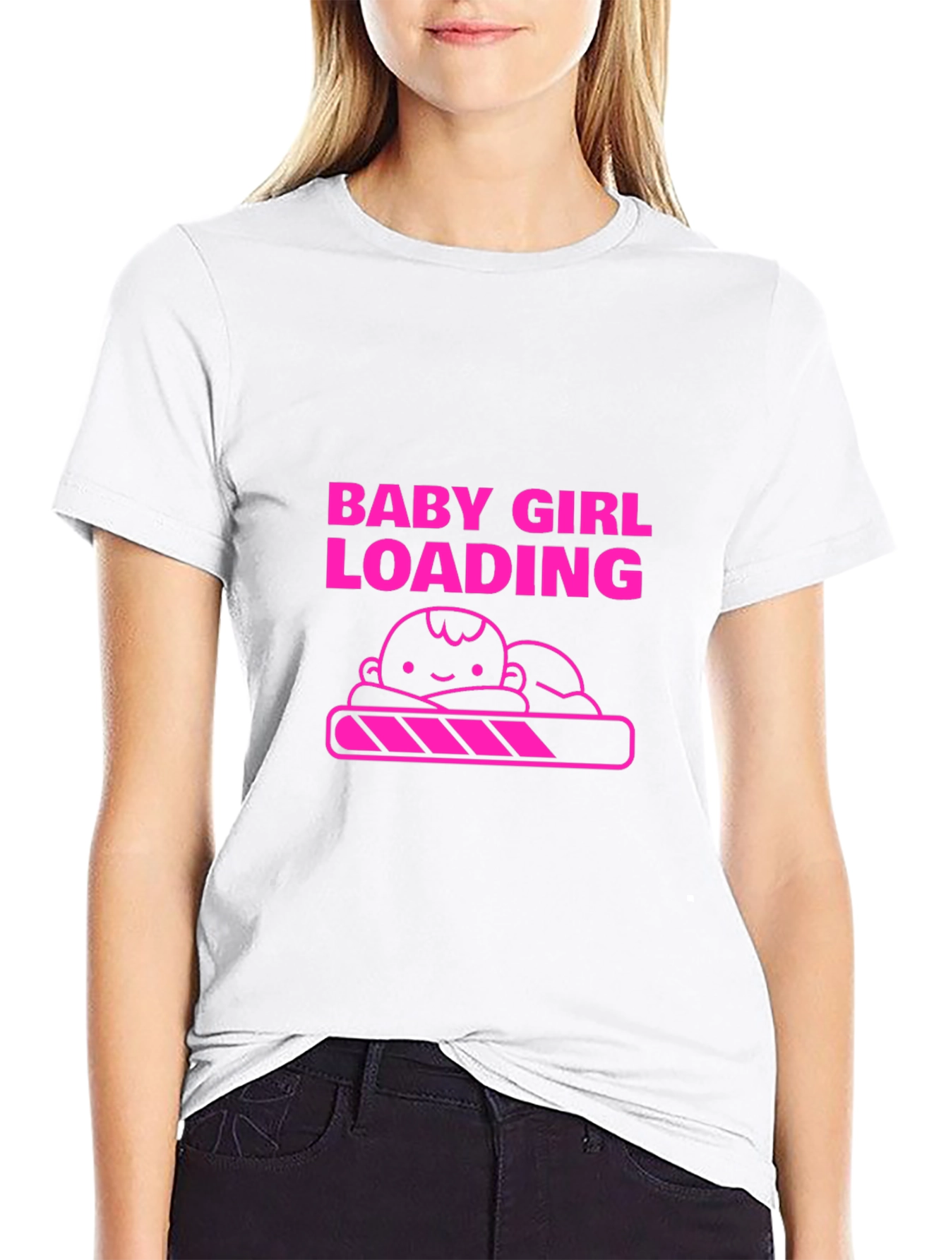Baby Girl Loading - Unisex T-Shirt