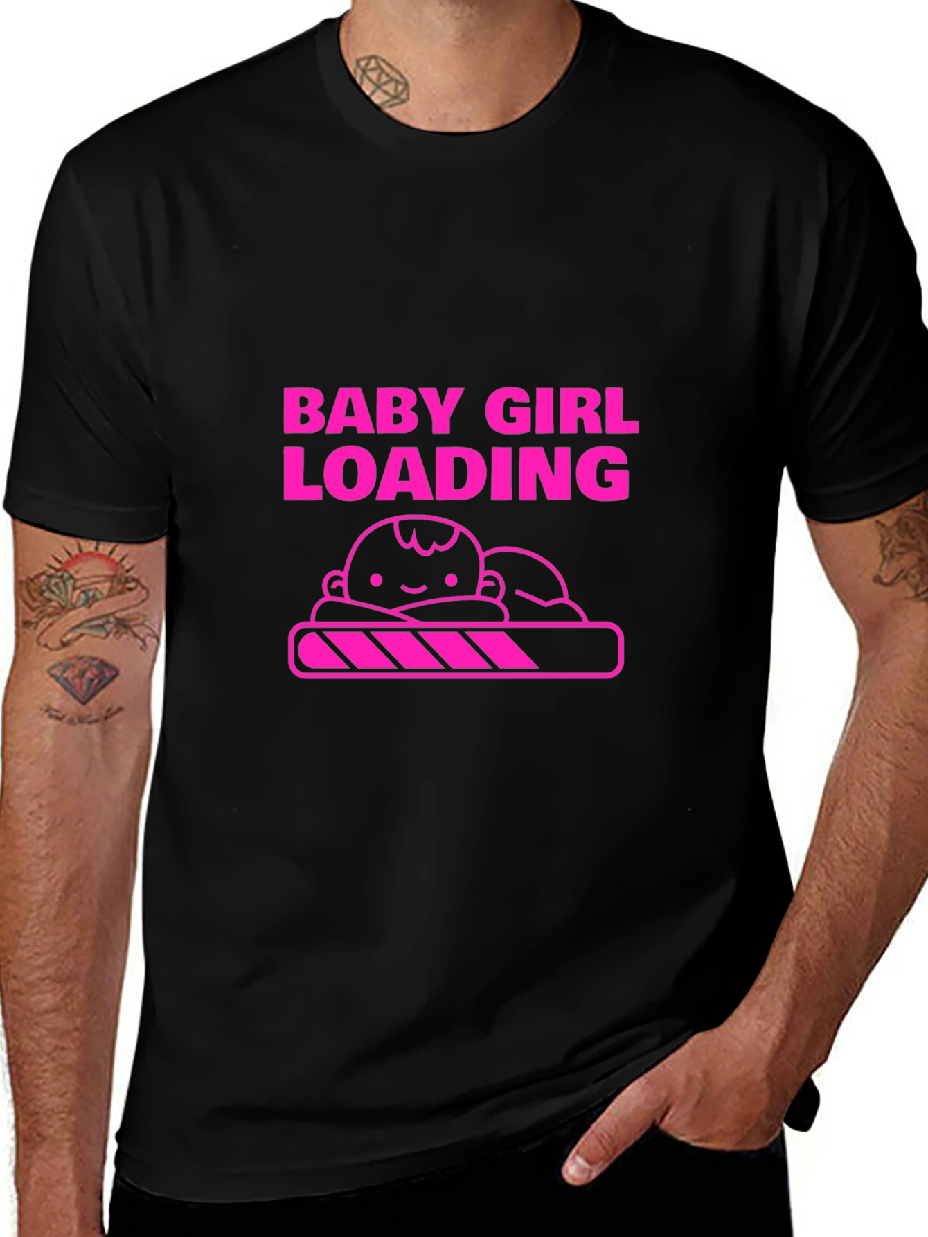 Baby Girl Loading - Unisex T-Shirt