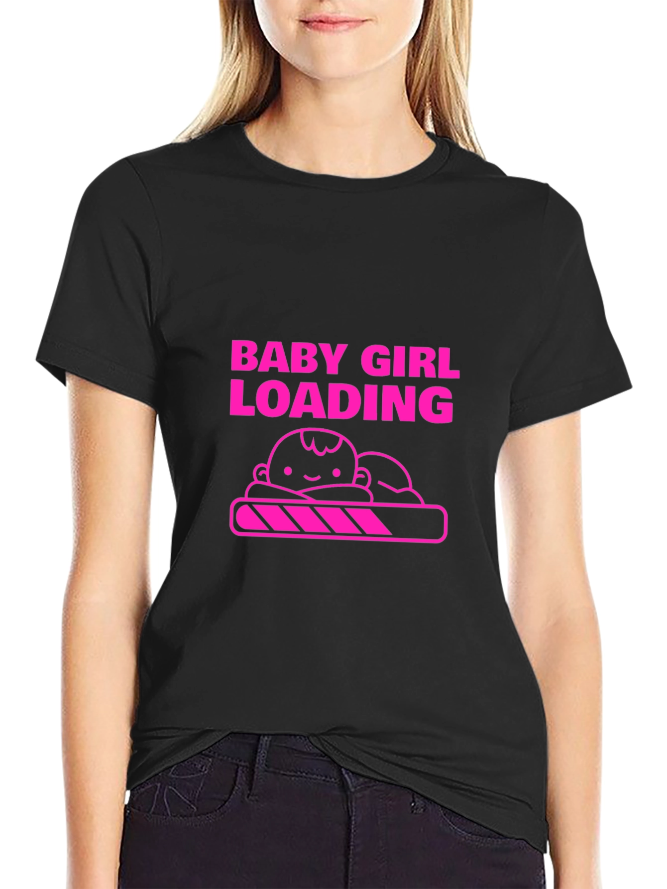 Baby Girl Loading - Unisex T-Shirt