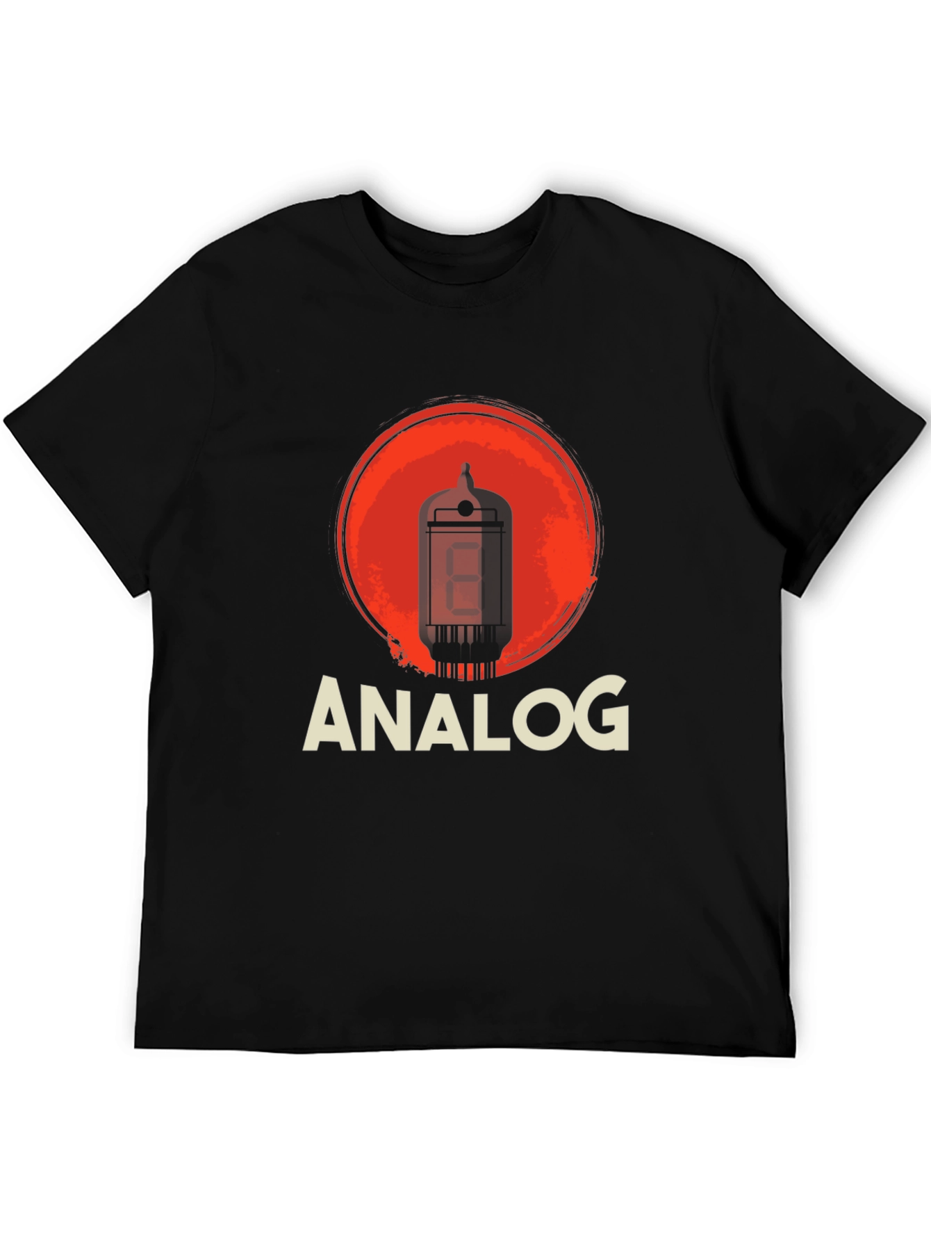 Analog Tube Amplifier Black T-Shirt