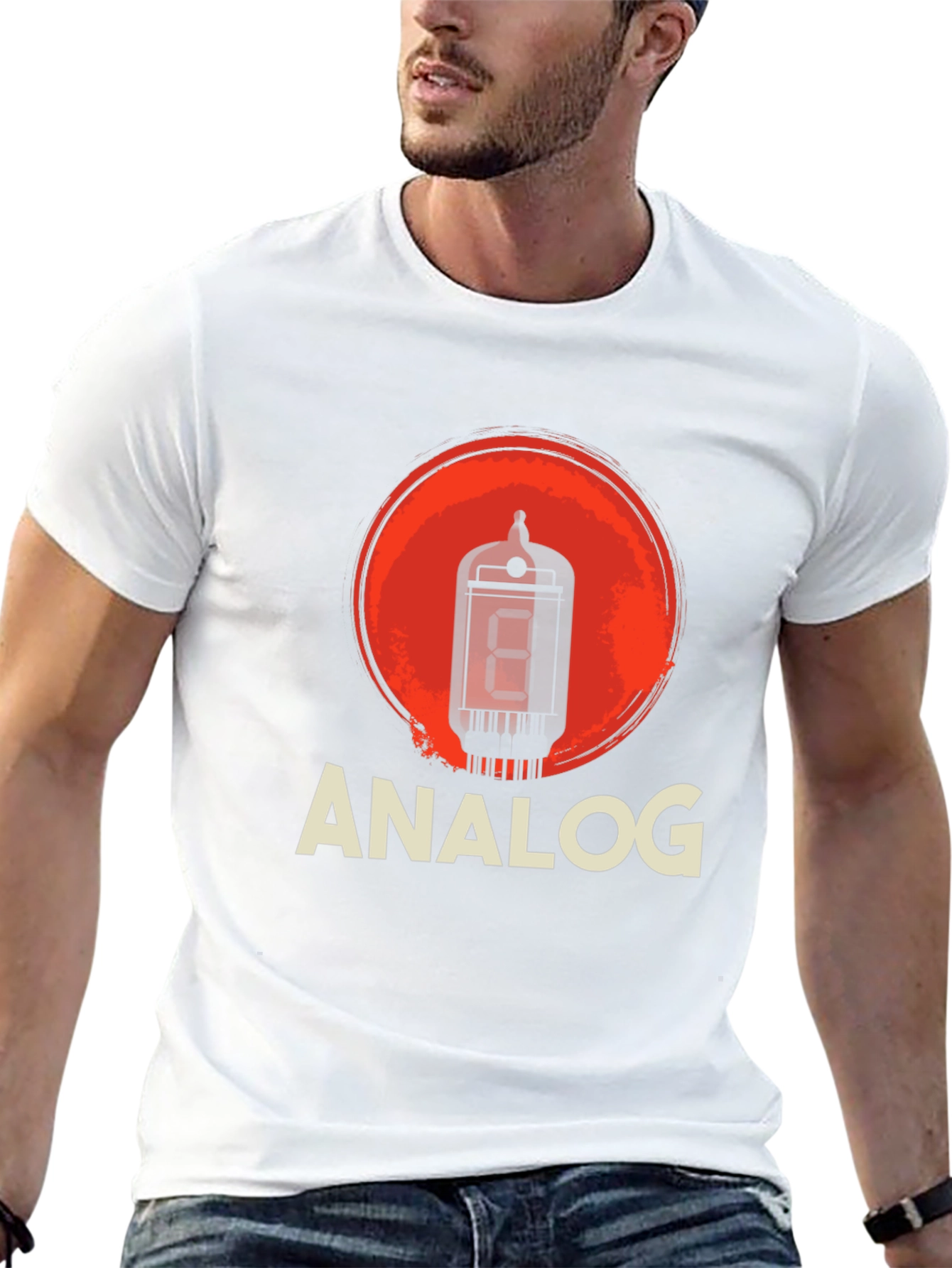 Analog Tube Amplifier Black T-Shirt