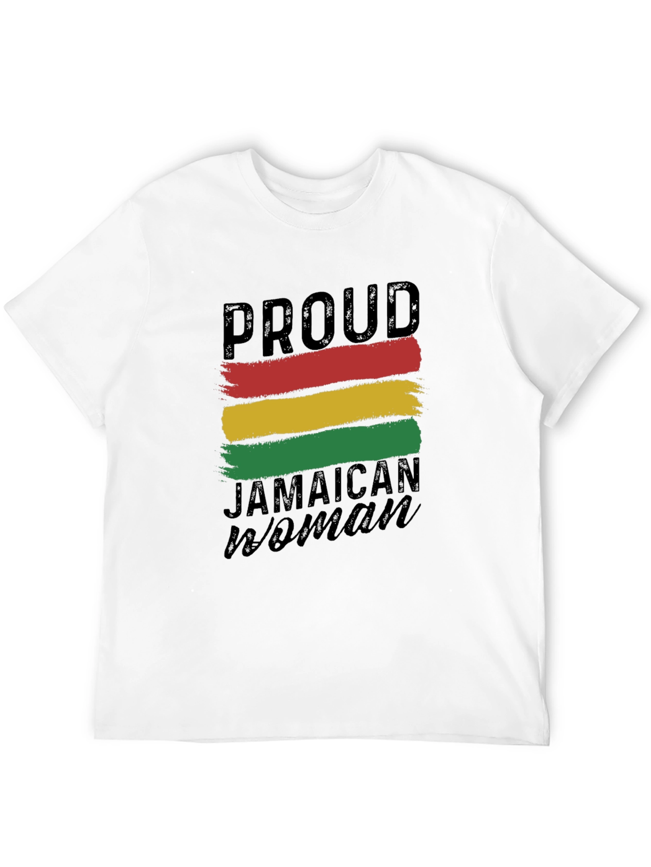 Proud Jamaican Woman T-Shirt - Black
