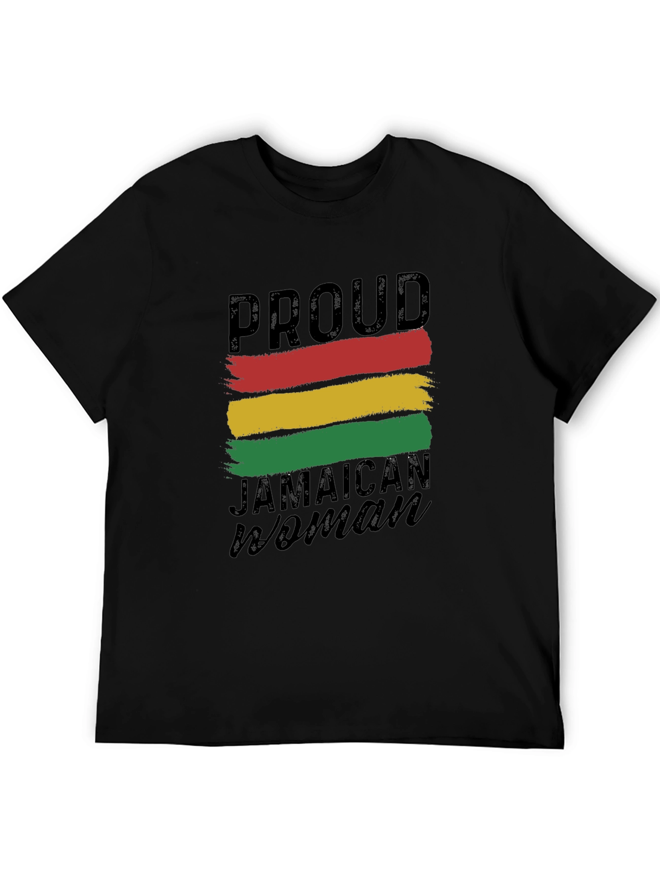 Proud Jamaican Woman T-Shirt - Black