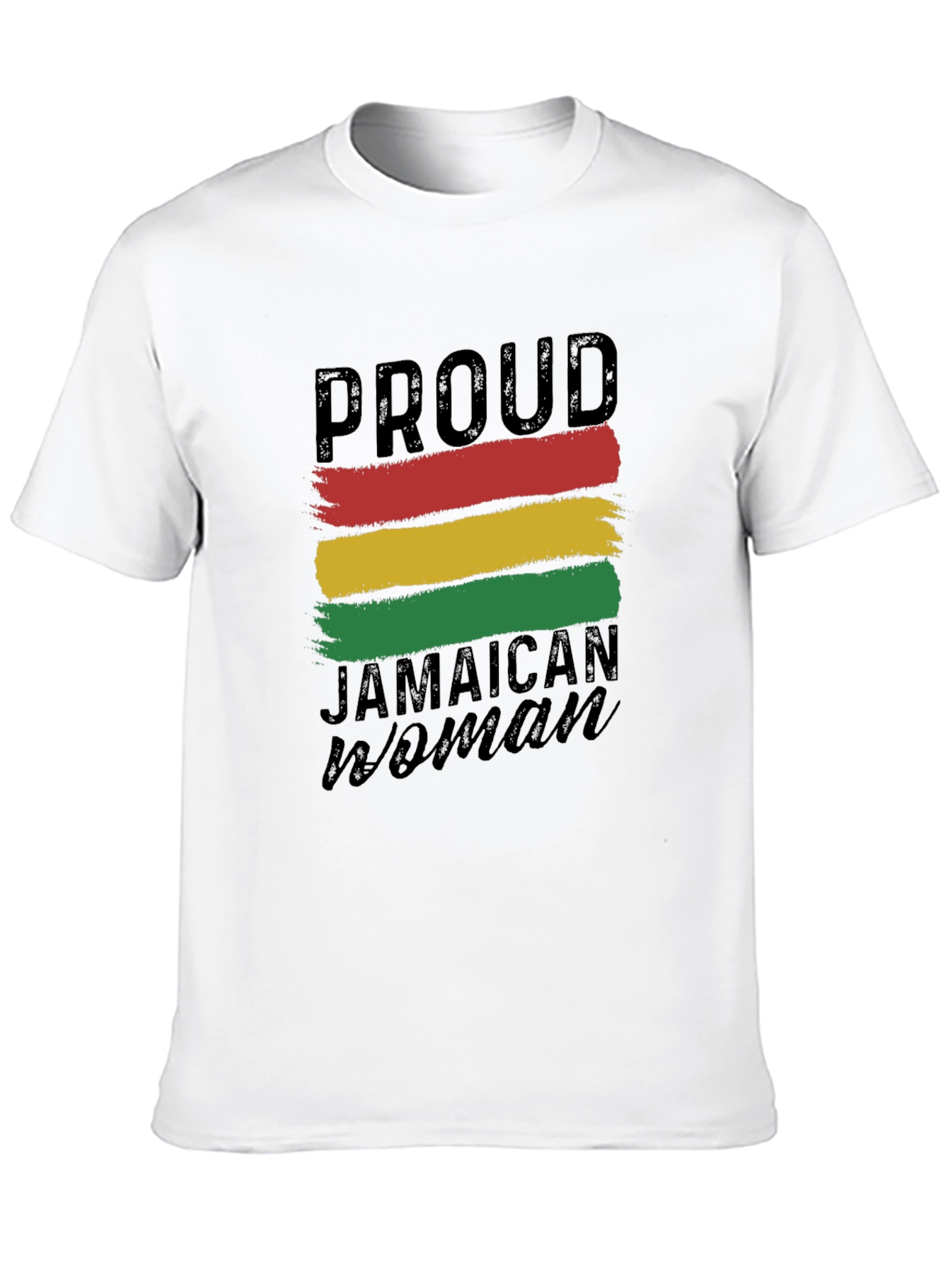 Proud Jamaican Woman T-Shirt - Black