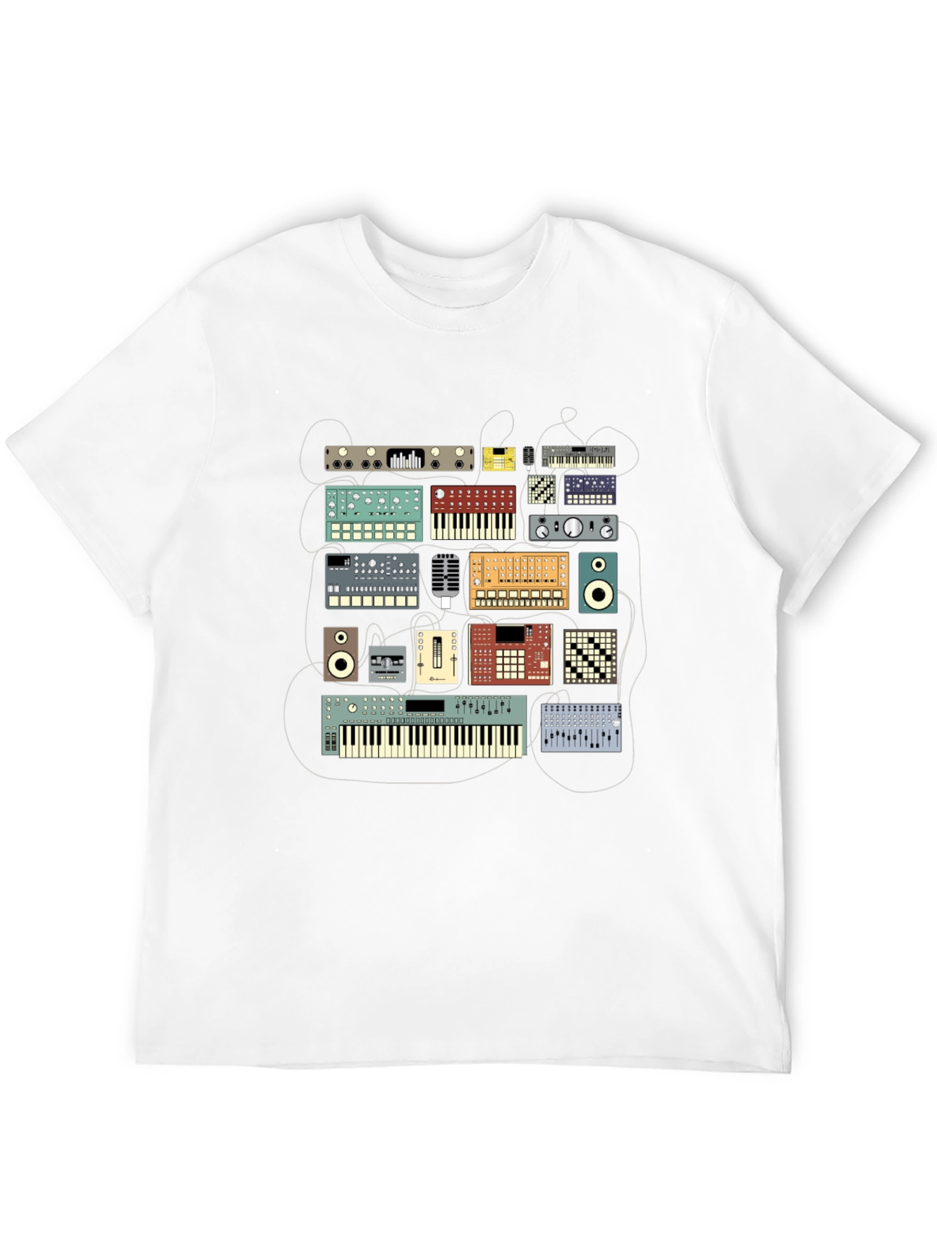 Synth Studio T-Shirt - Musician Graphic Tee
