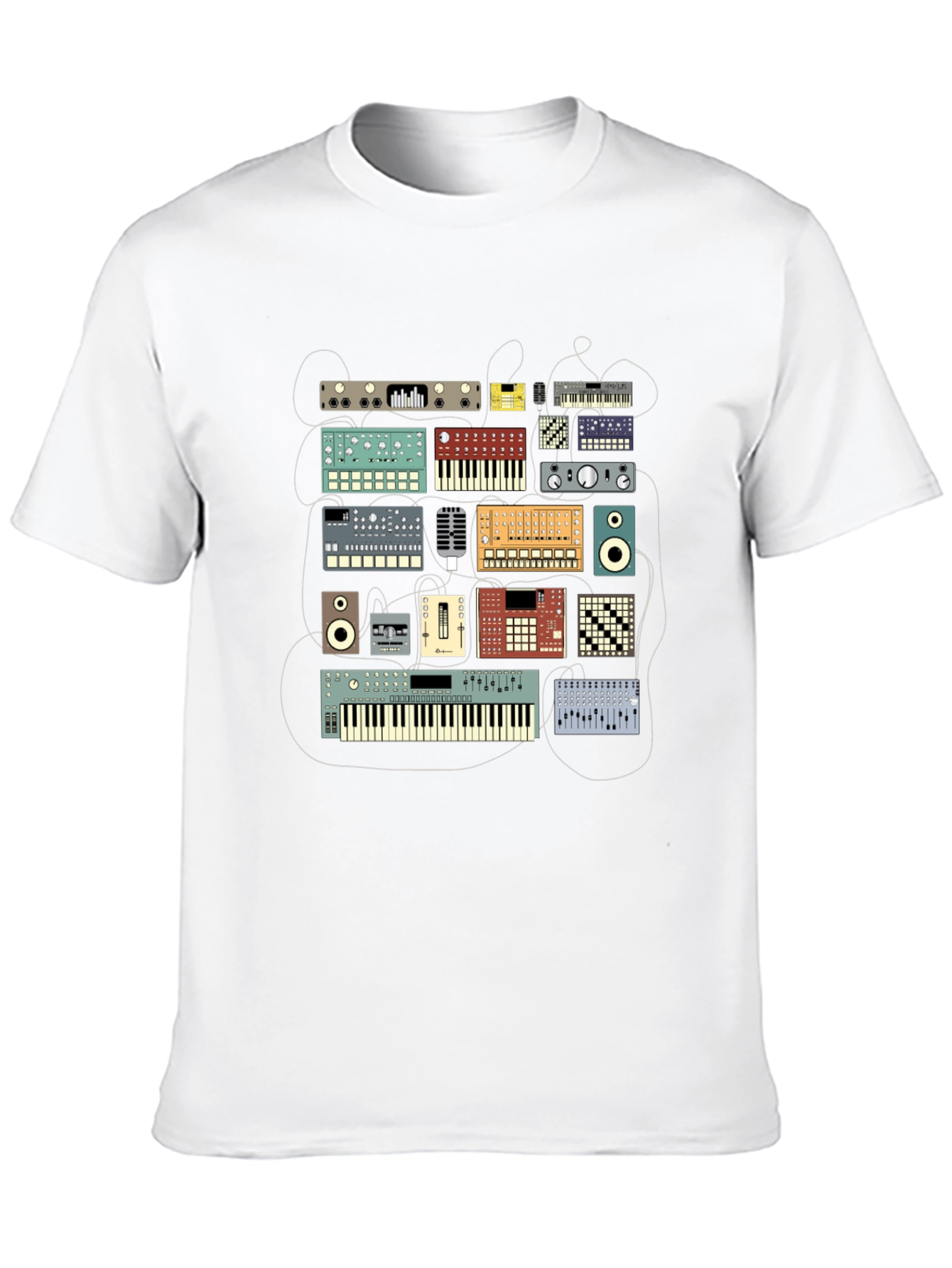 Synth Studio T-Shirt - Musician Graphic Tee