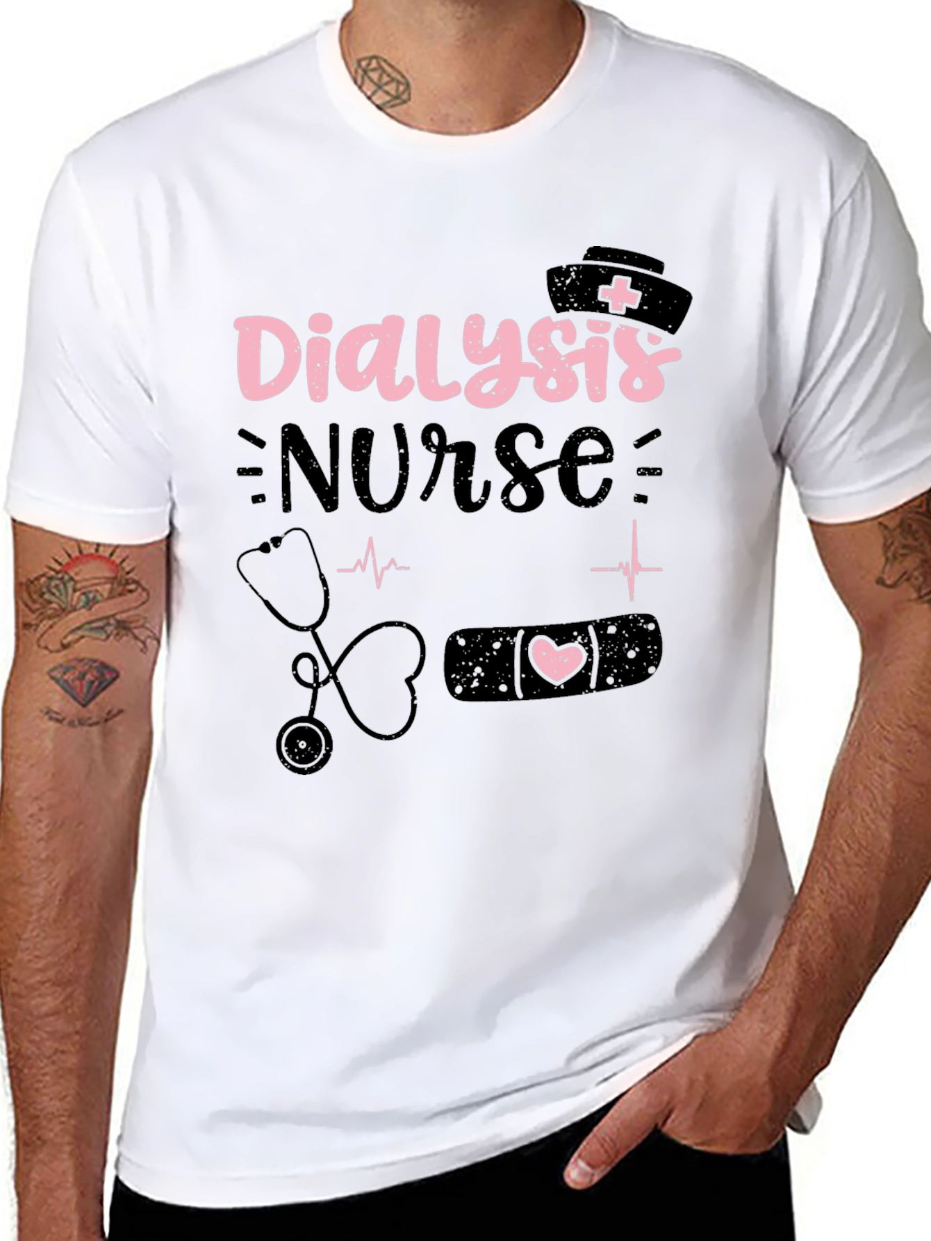 Dialysis Nurse Graphic T-Shirt - Medical Staff Apparel