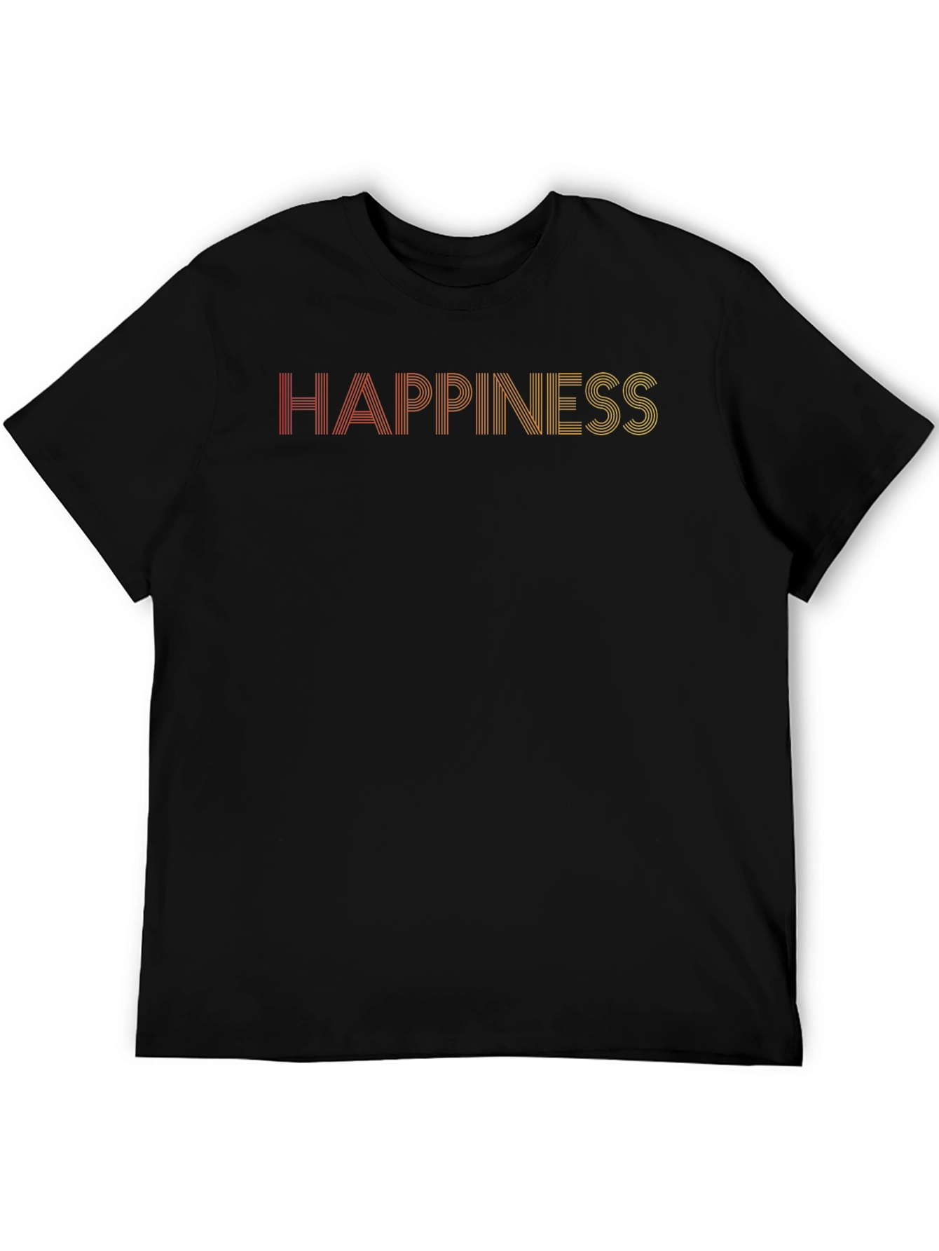 Happiness Graphic Tee - Retro Style Comfort Fit