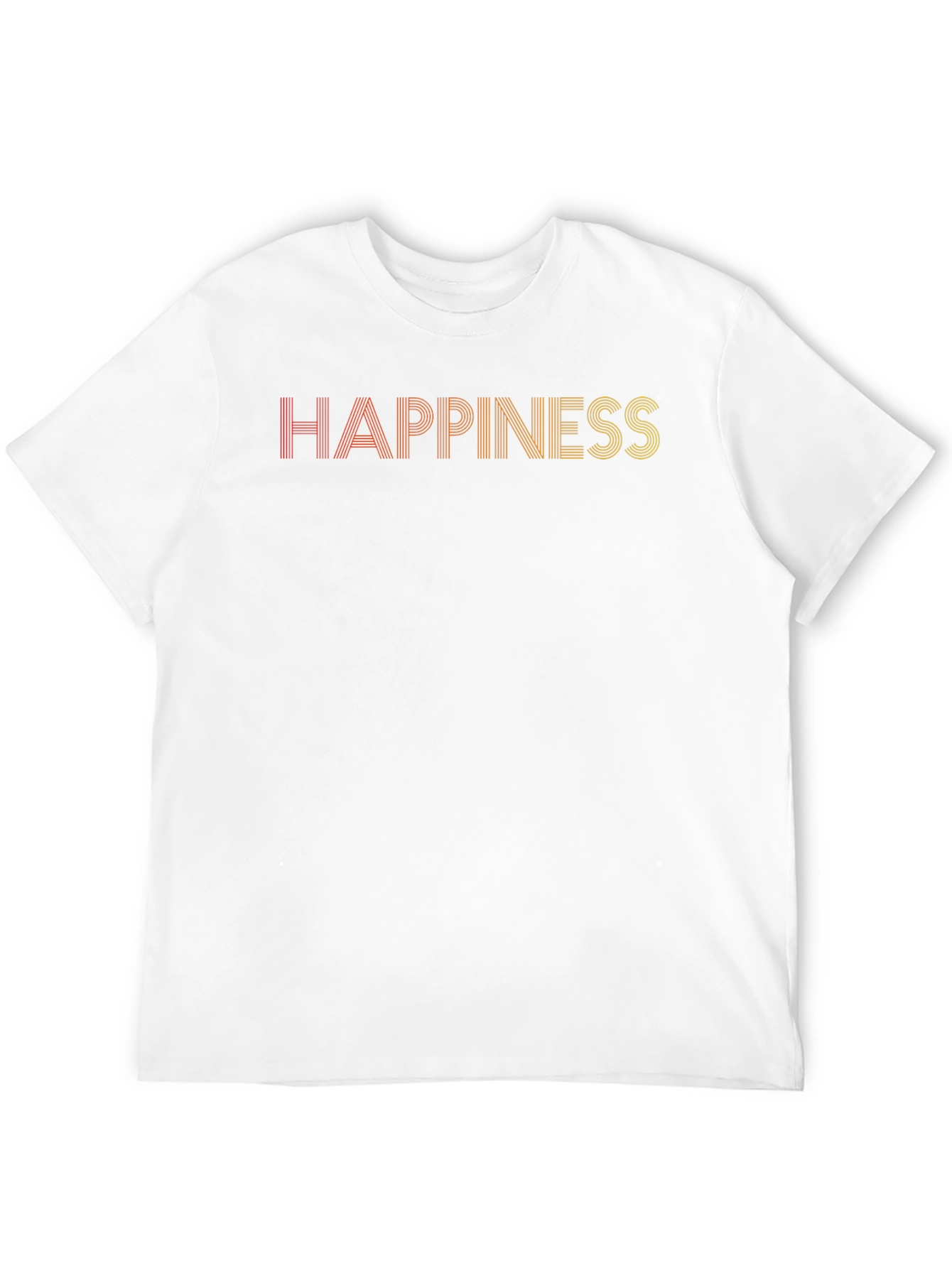 Happiness Graphic Tee - Retro Style Comfort Fit