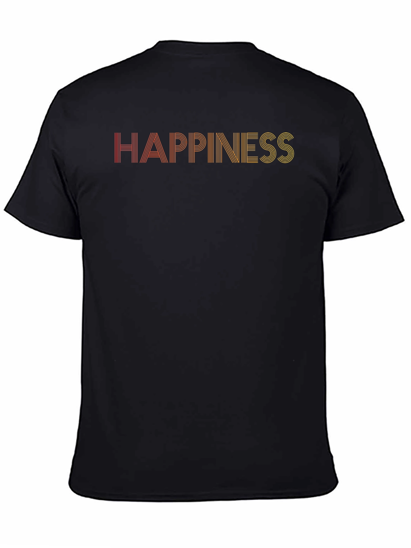Happiness Graphic Tee - Retro Style Comfort Fit