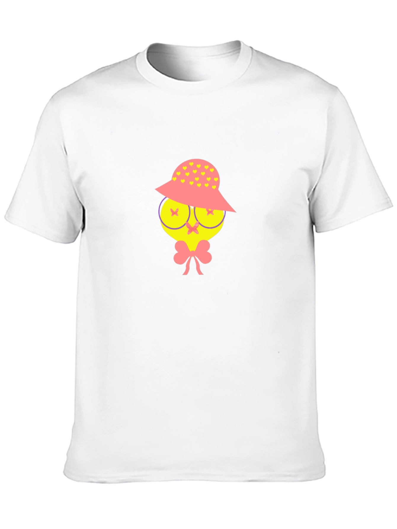 Funky Character Graphic Tee - Black Cotton Casual Wear