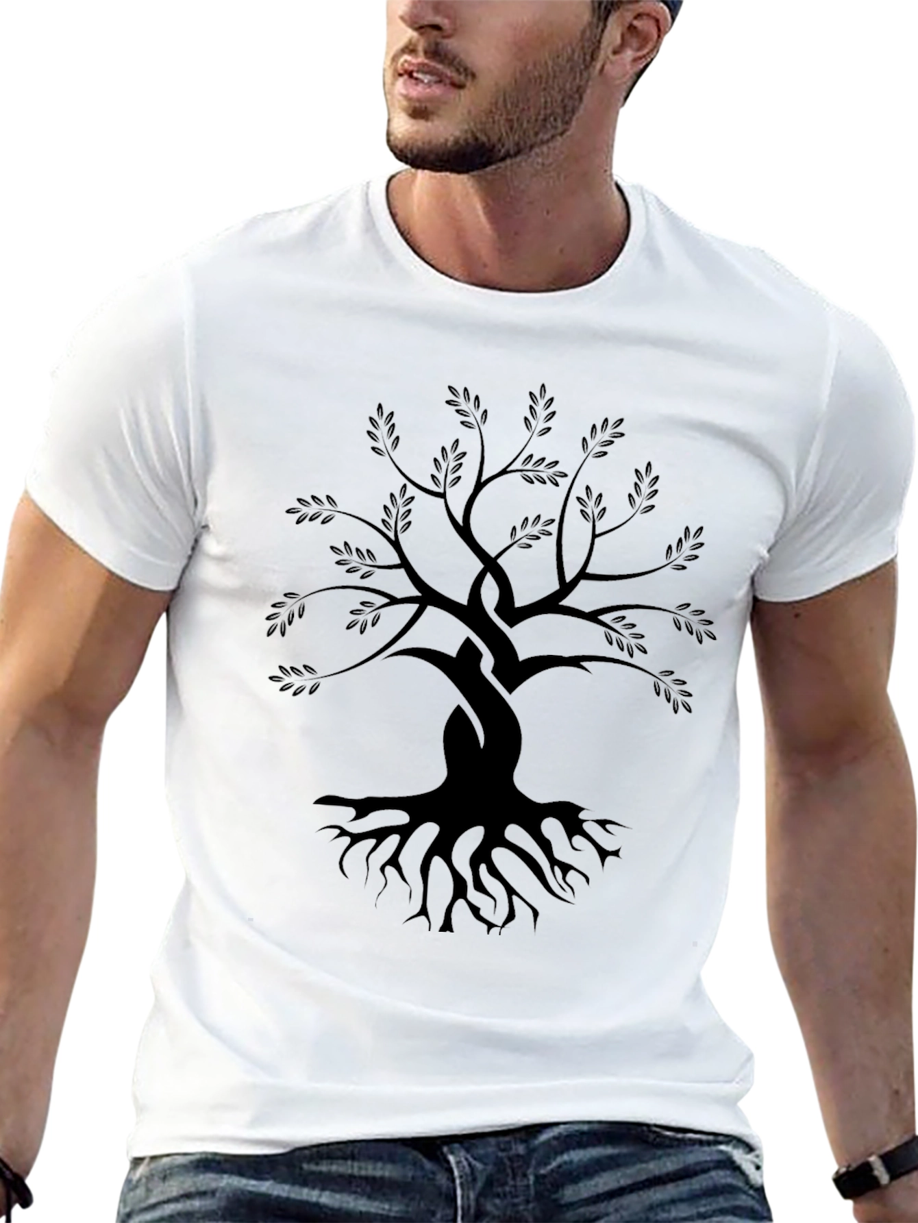 Tree of Life Mens Black T-Shirt