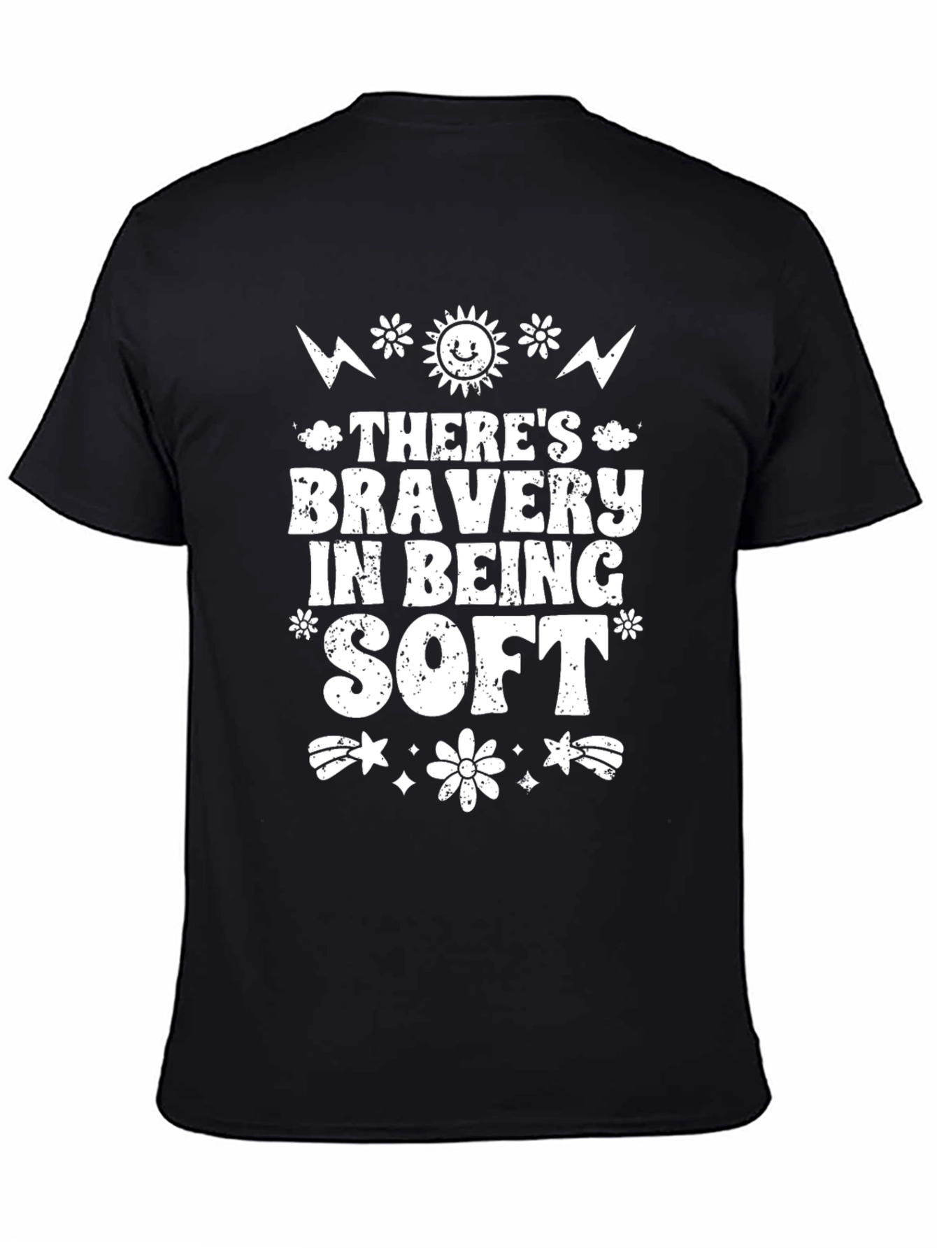 Theres Bravery in Being Soft Graphic Tee