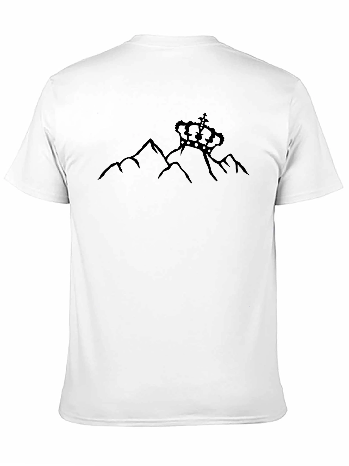 Mountain Crown Graphic T-Shirt - Black