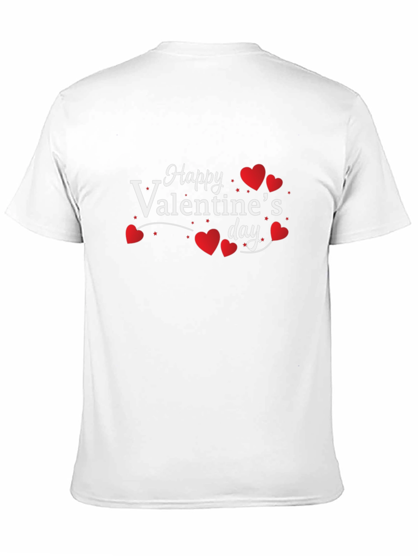 Happy Valentines Day Black T-Shirt