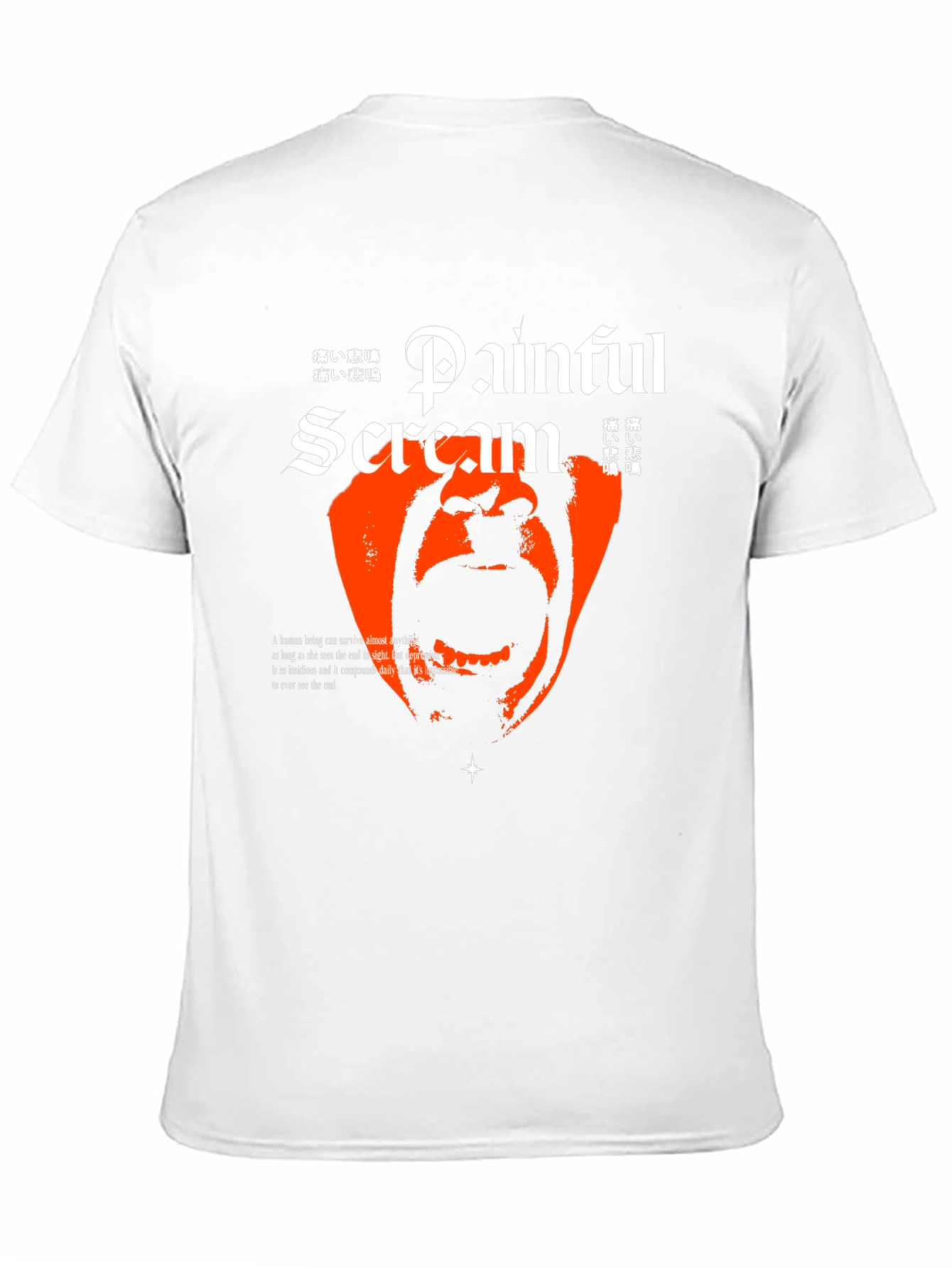 Painful Scream Graphic T-Shirt