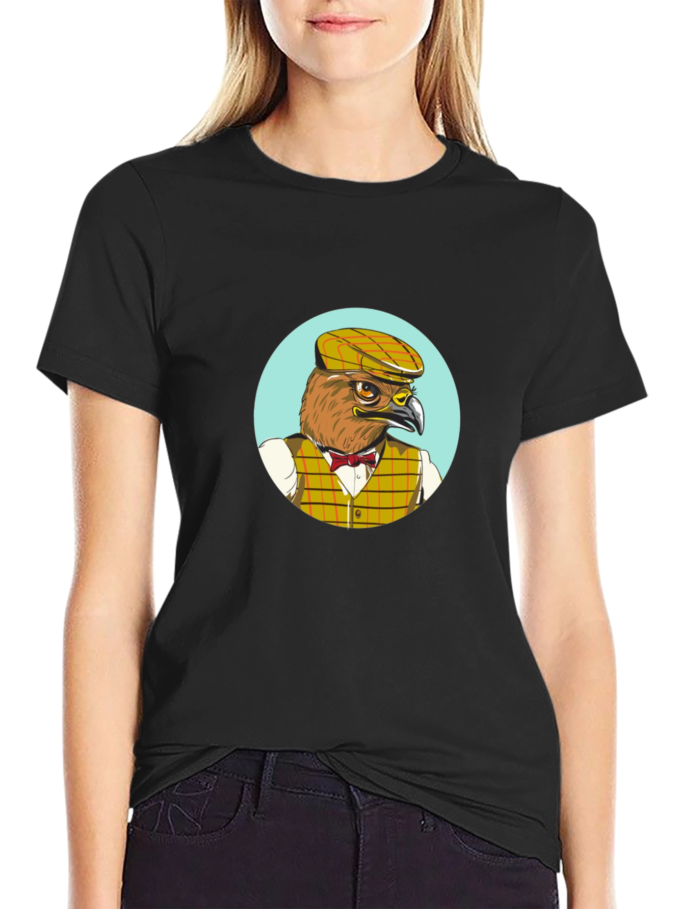 Dapper Bird T-Shirt - Unique Character Design