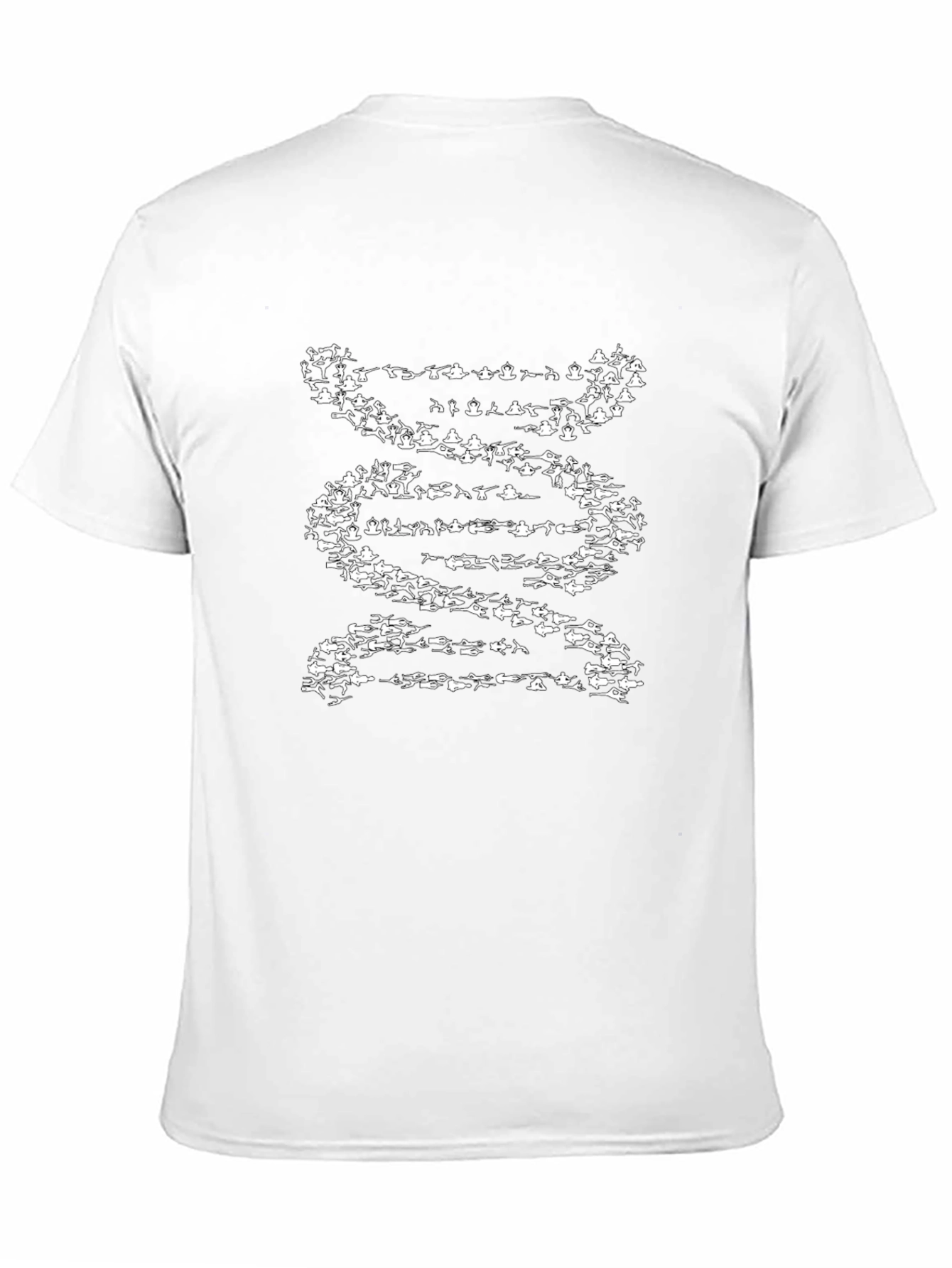 Yoga DNA T-Shirt - Black Cotton Graphic Tee