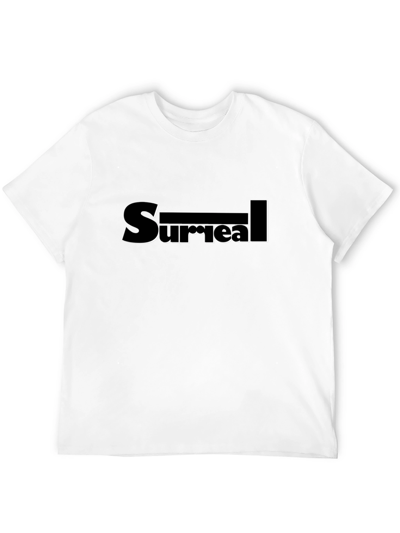 Surreal Graphic Tee - Black Cotton T-Shirt