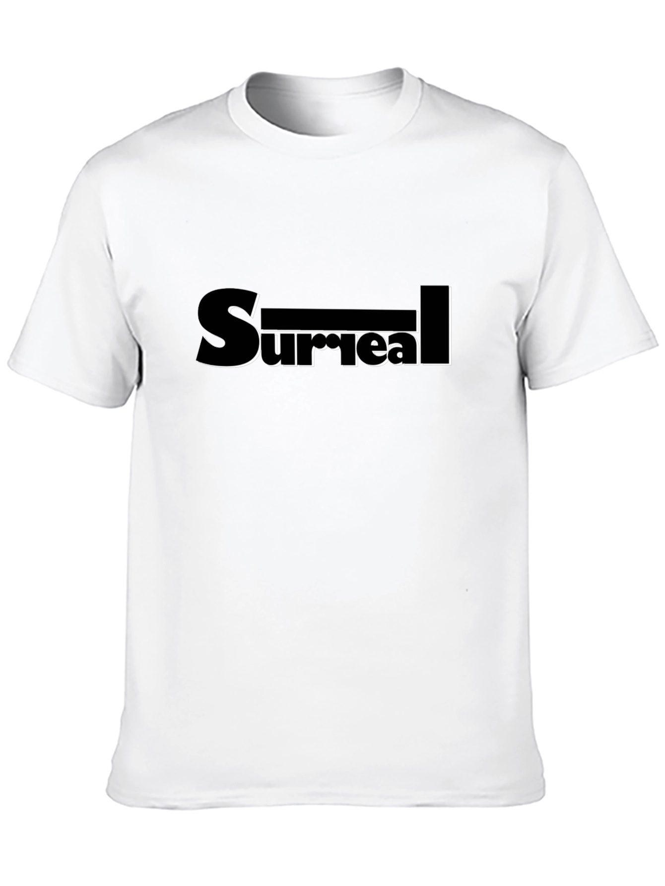 Surreal Graphic Tee - Black Cotton T-Shirt