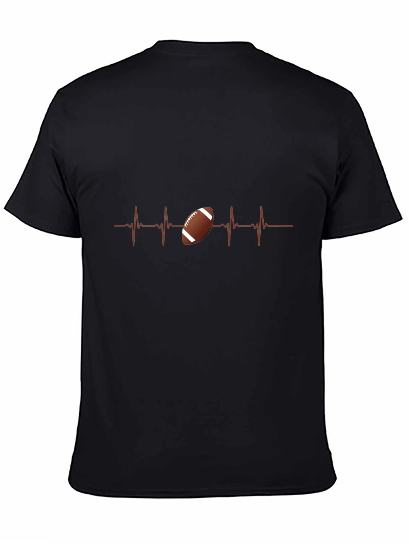 Football Heartbeat T-Shirt