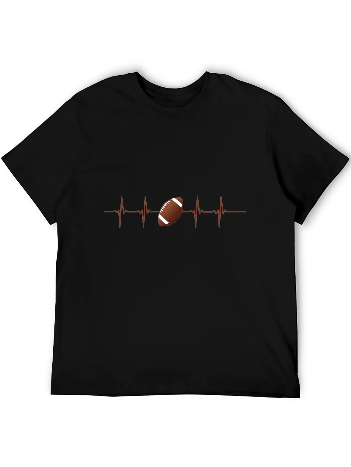 Football Heartbeat T-Shirt